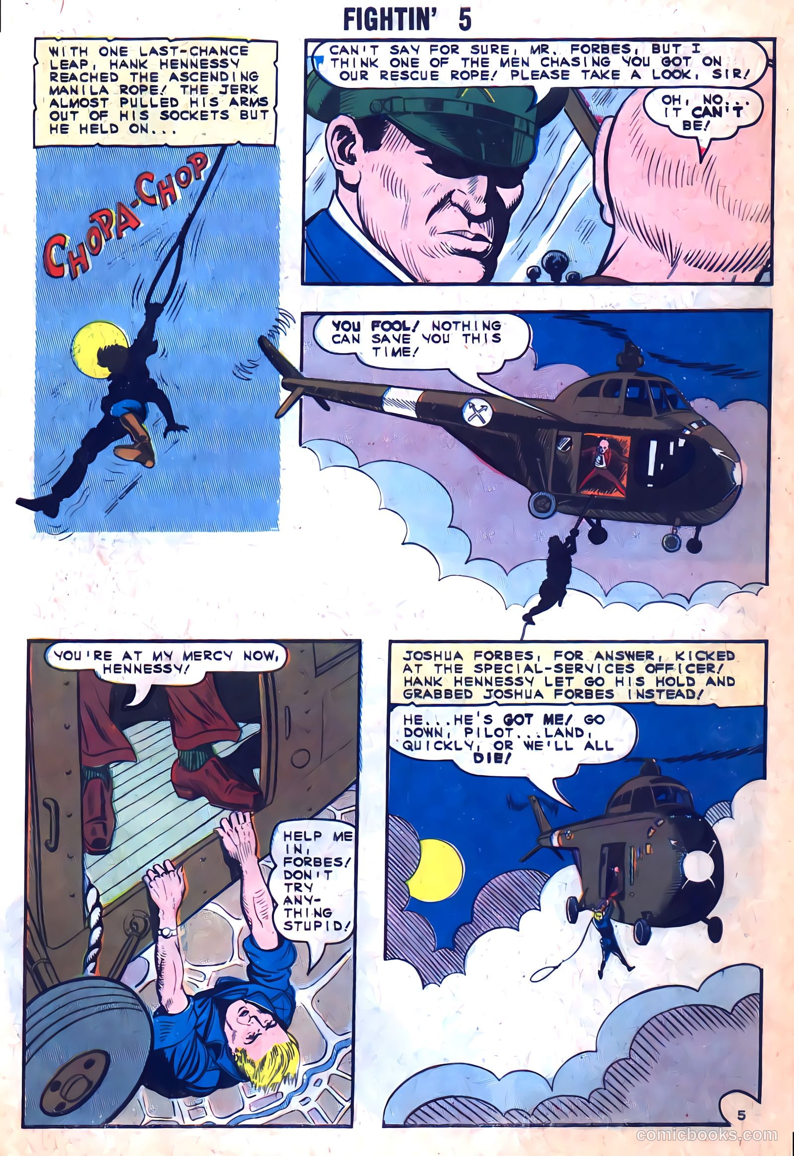 Fightin' Five #32 — page 27 of 36