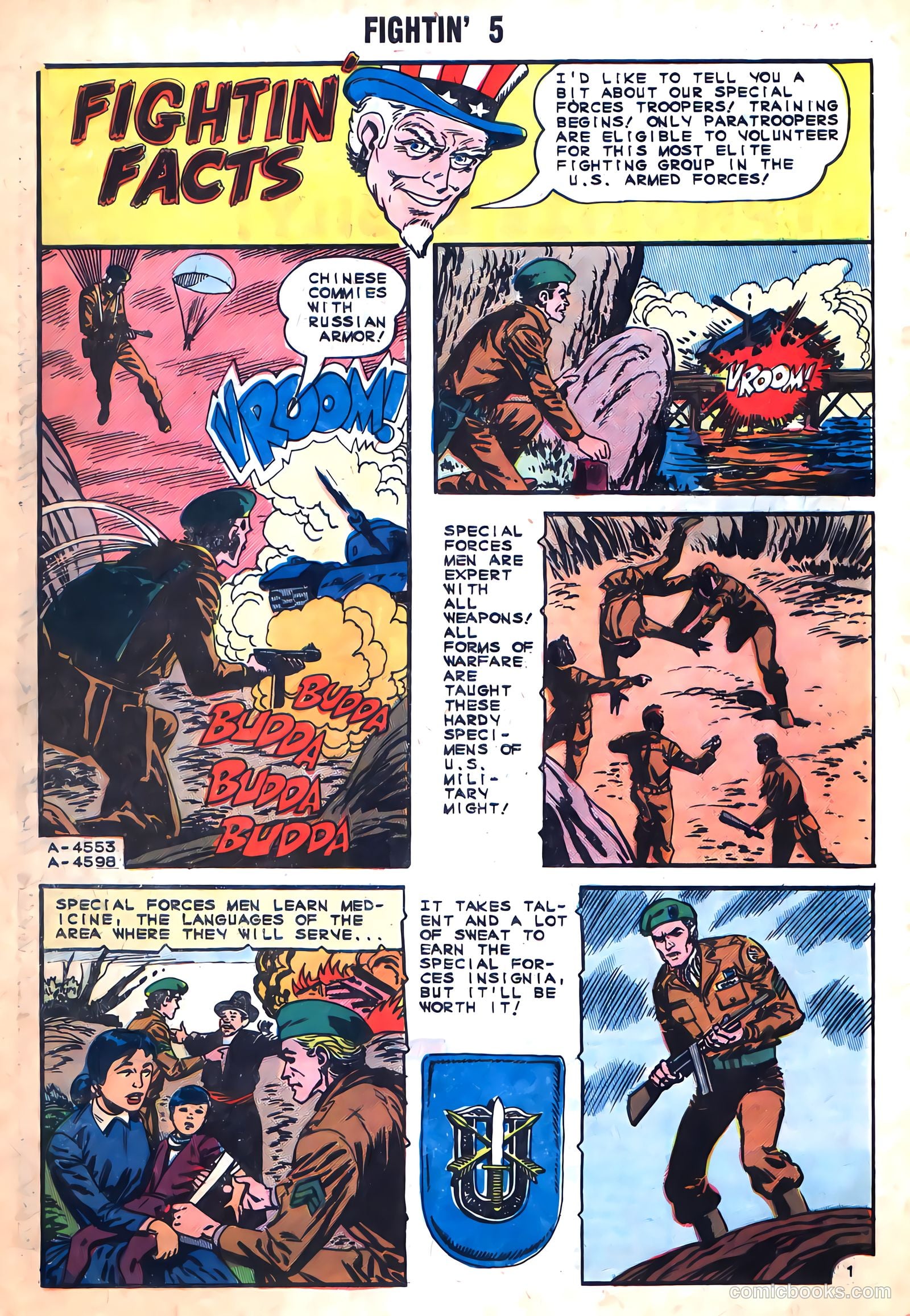 Fightin' Five #32 — page 32 of 36