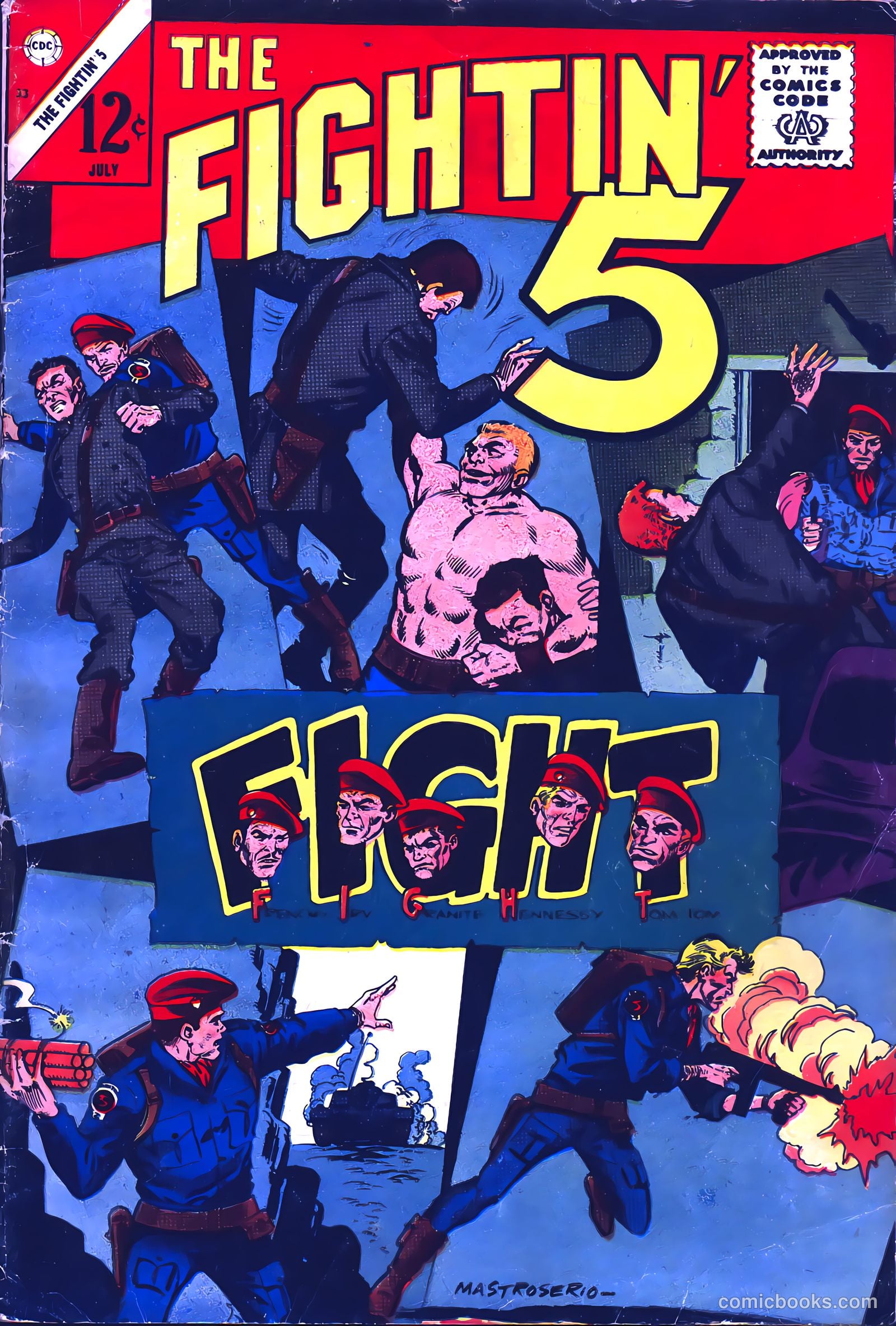 Fightin' Five #33 — page 1 of 36