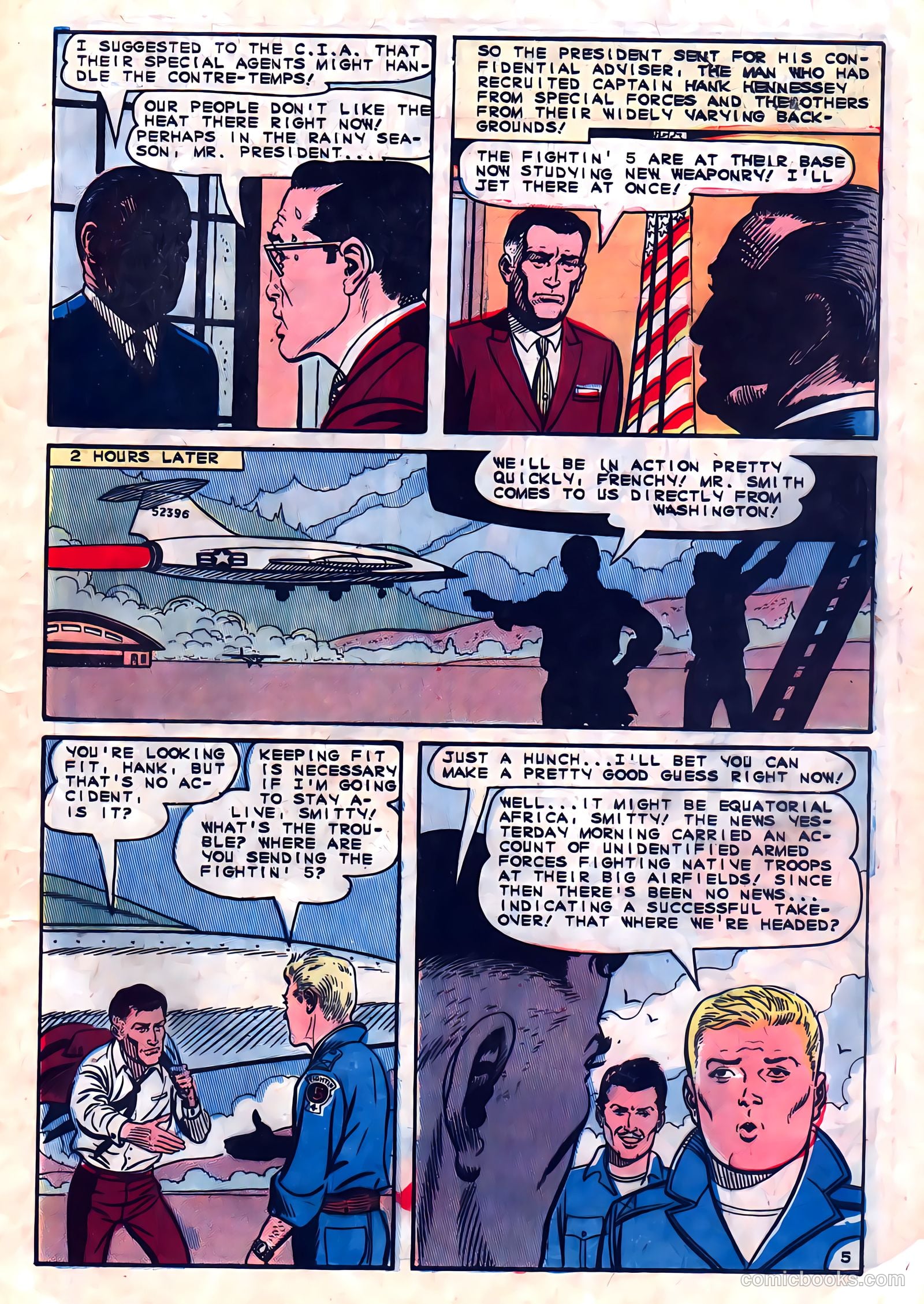 Fightin' Five #33 — page 9 of 36