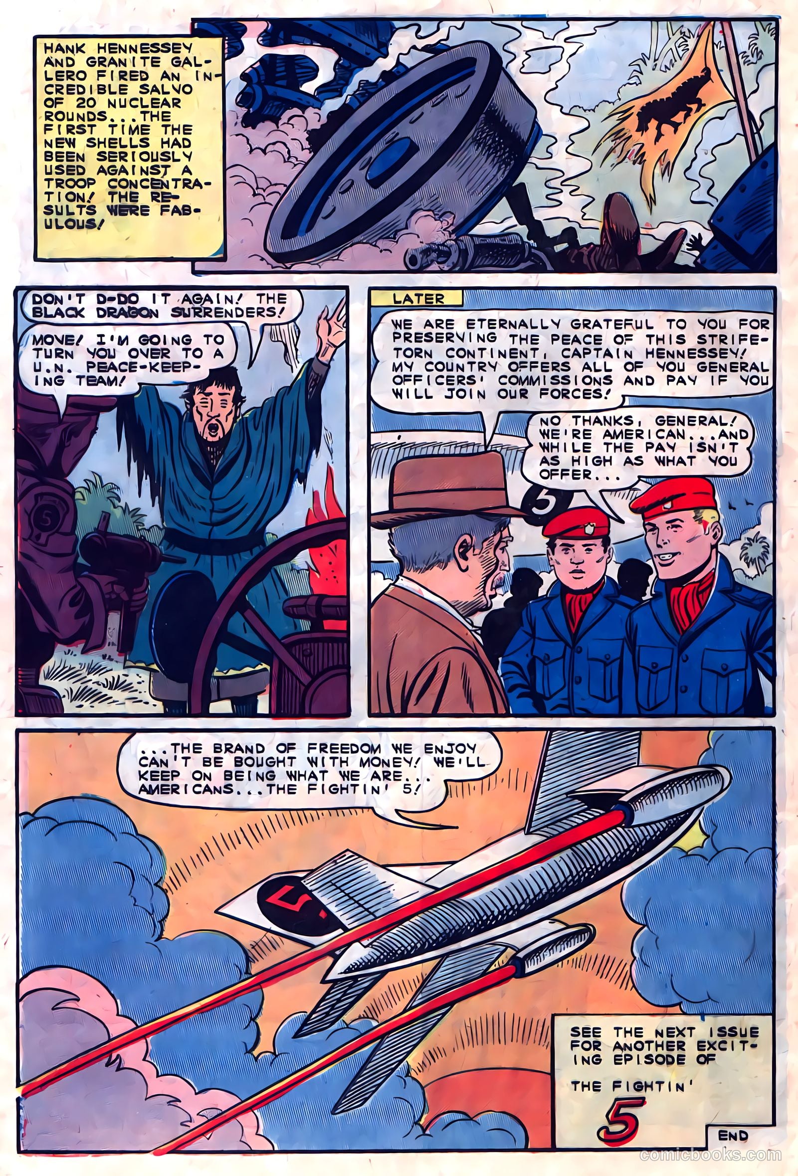 Fightin' Five #33 — page 28 of 36