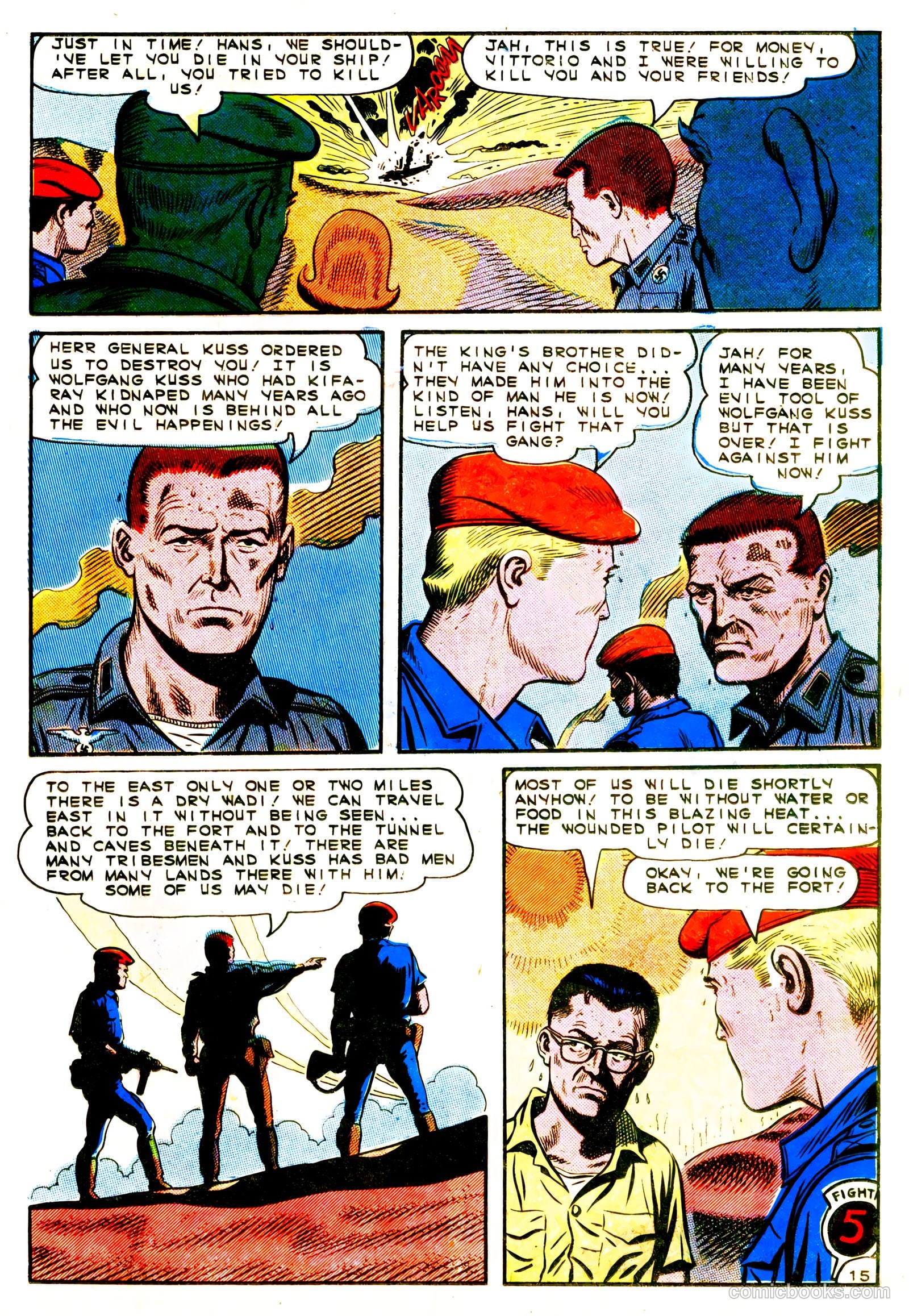 Fightin' Five #34 — page 21 of 36