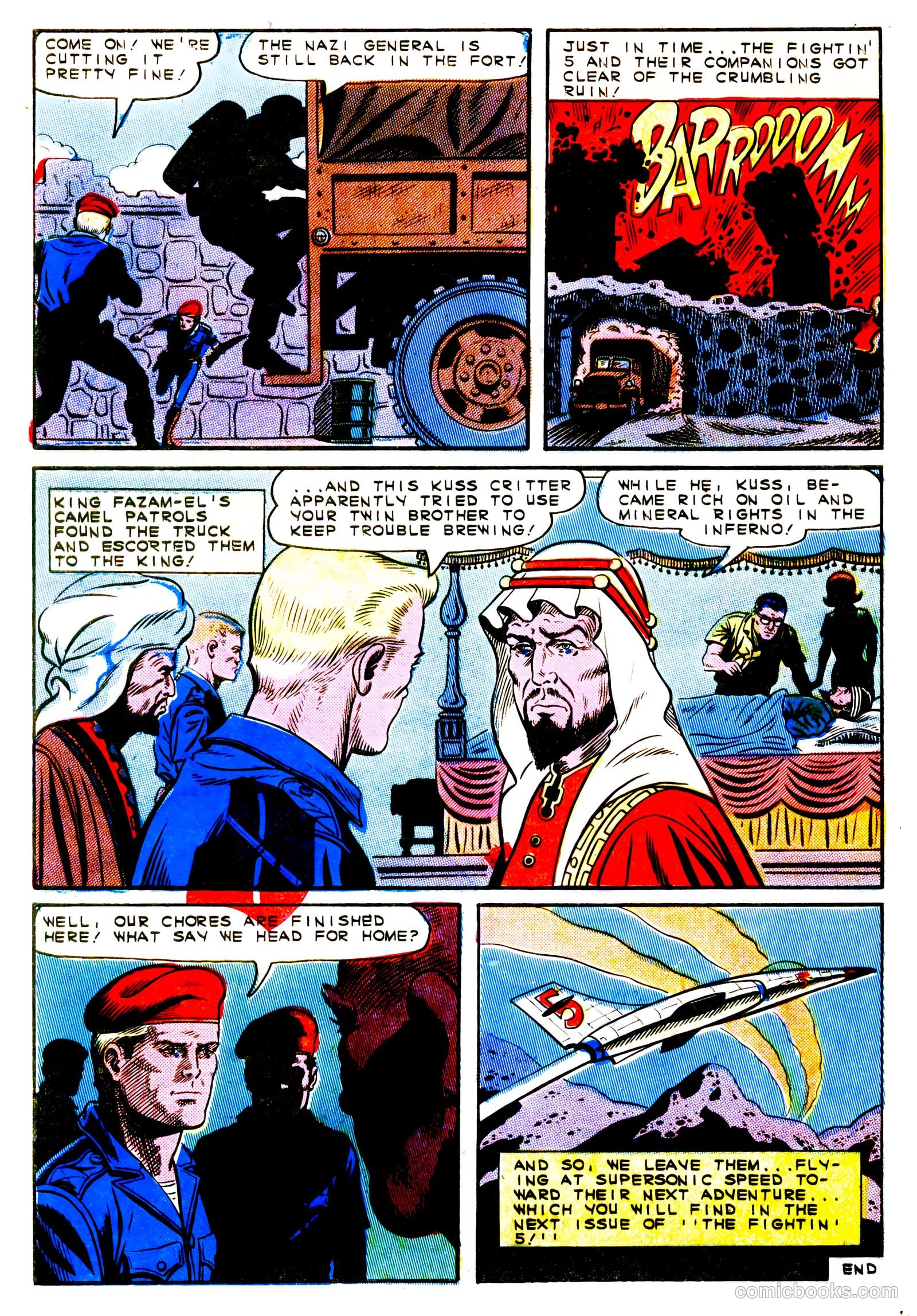 Fightin' Five #34 — page 28 of 36