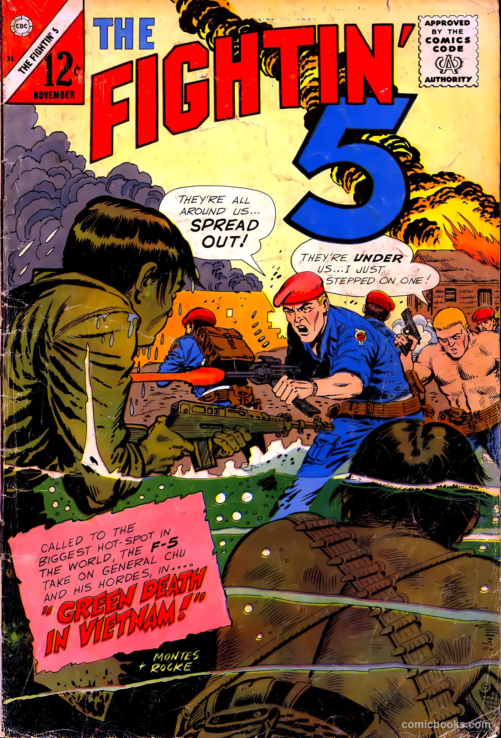 Fightin' Five #35 — page 1 of 36