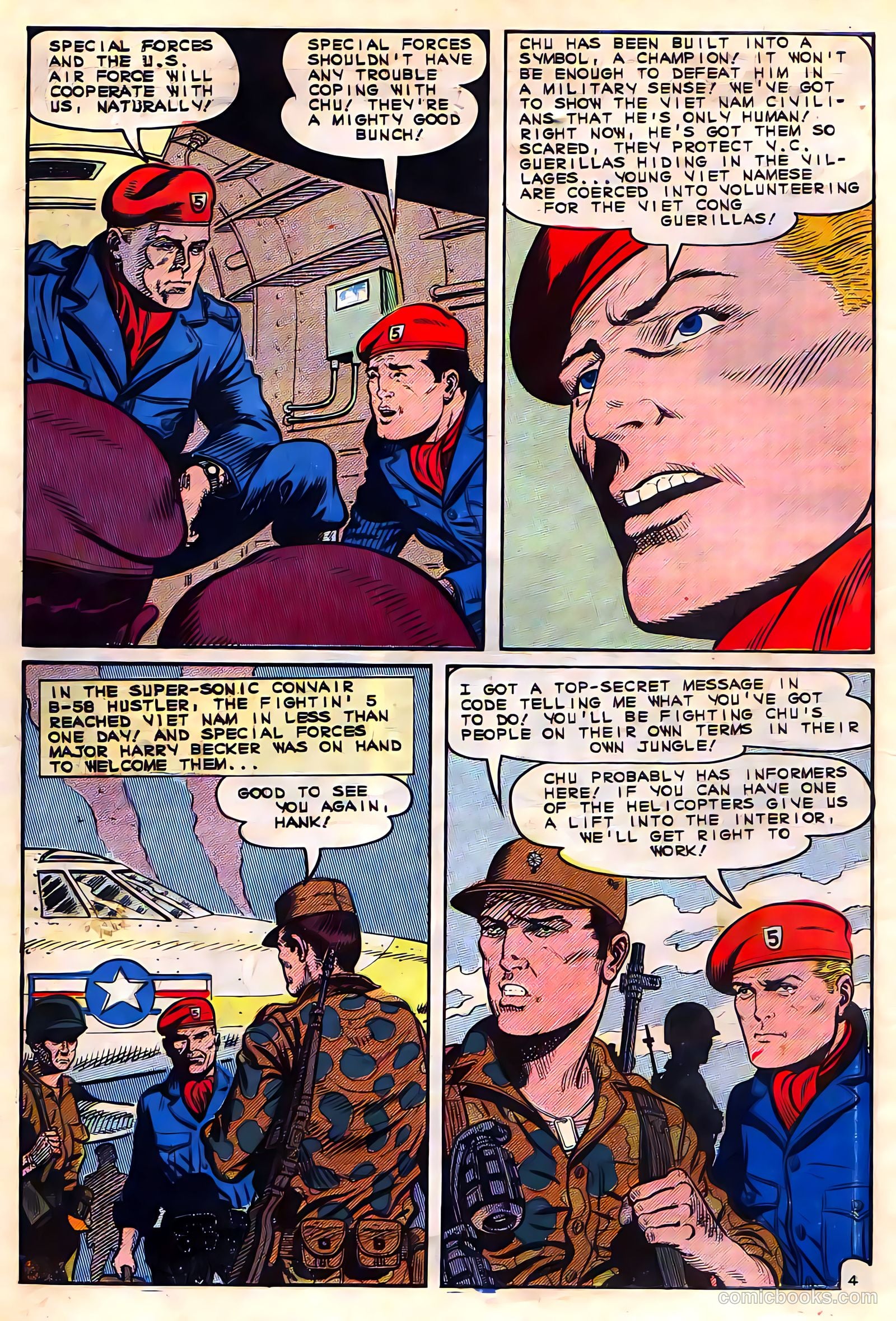 Fightin' Five #35 — page 6 of 36