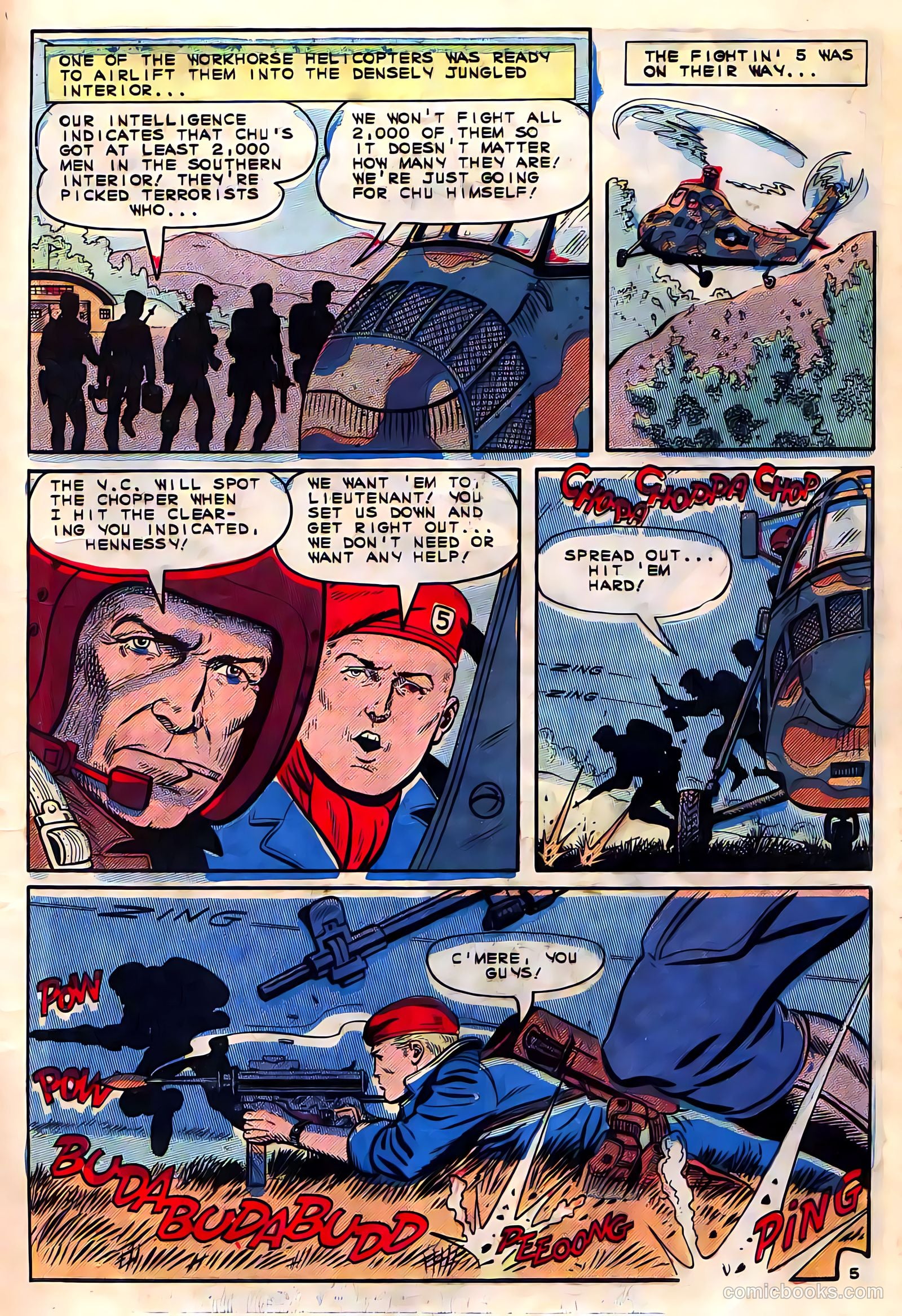 Fightin' Five #35 — page 9 of 36