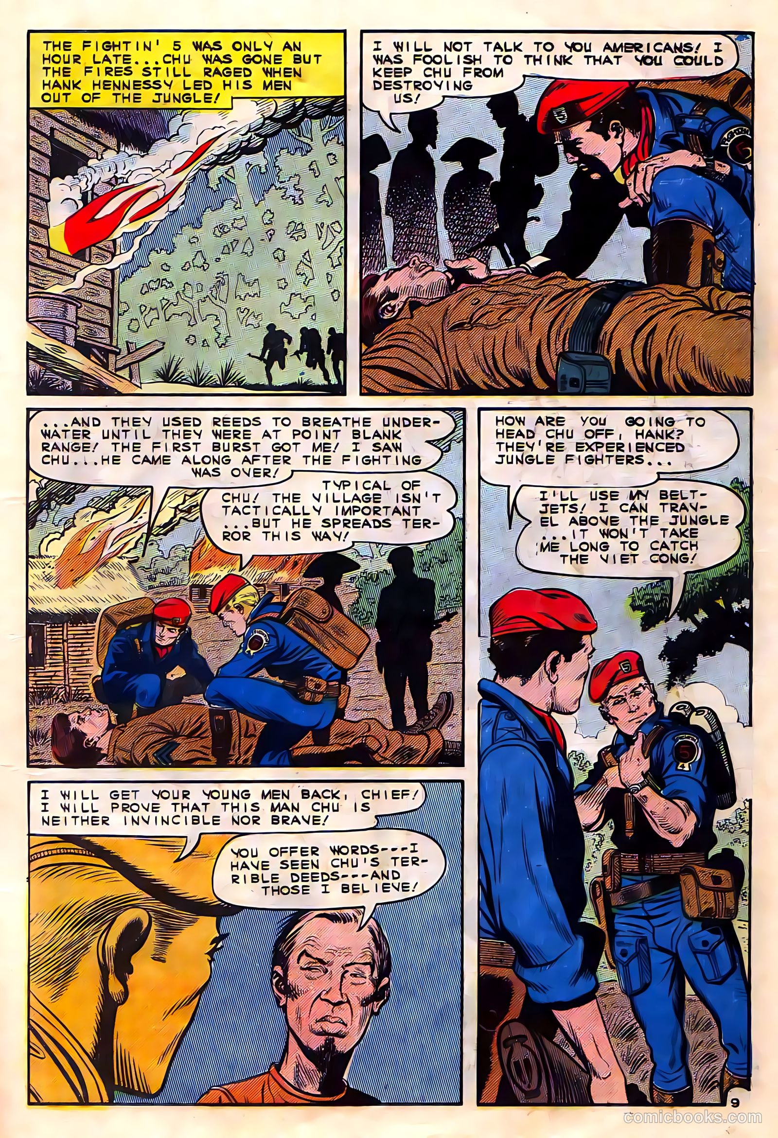 Fightin' Five #35 — page 15 of 36