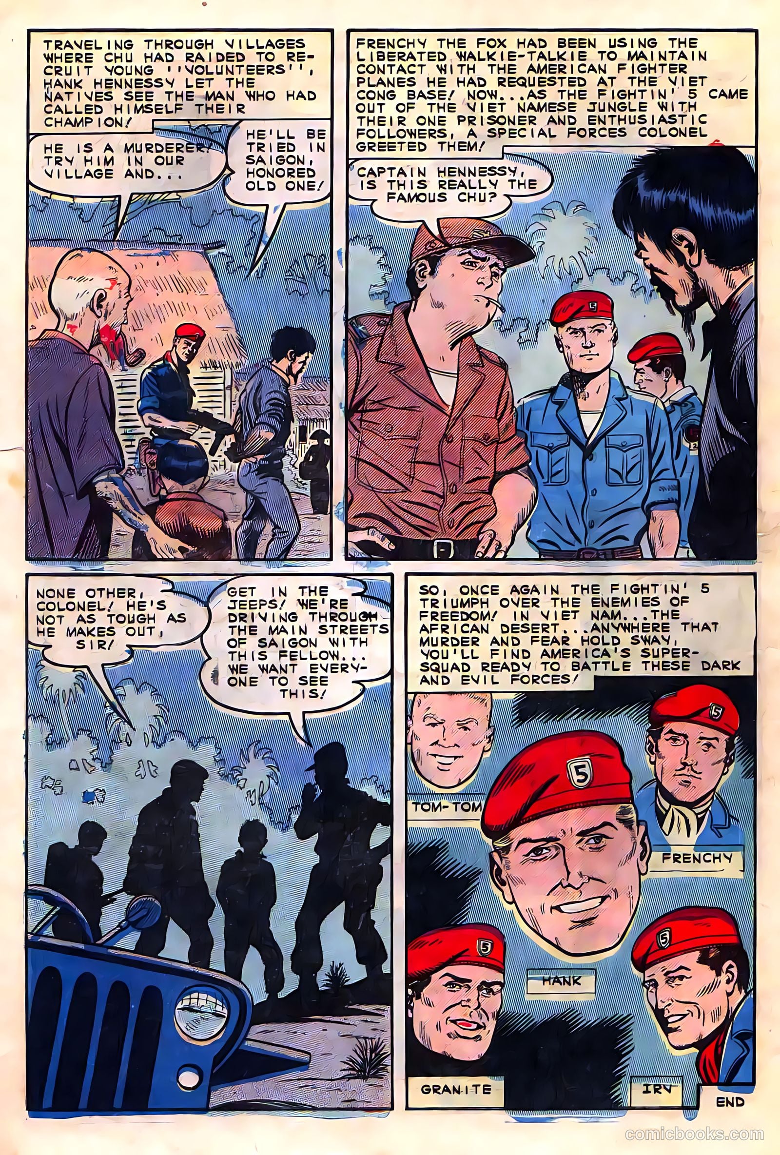 Fightin' Five #35 — page 28 of 36