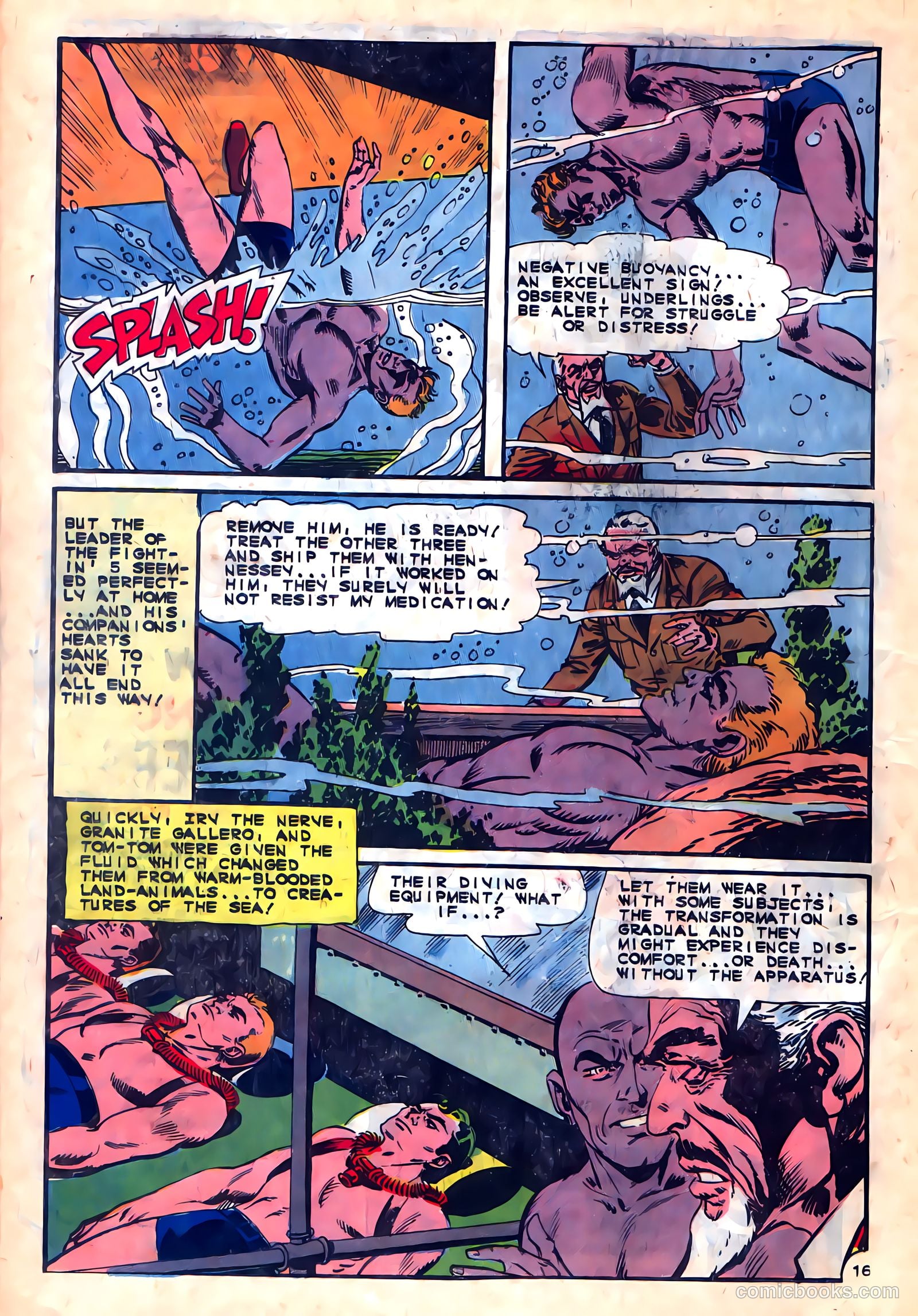 Fightin' Five #36 — page 22 of 36