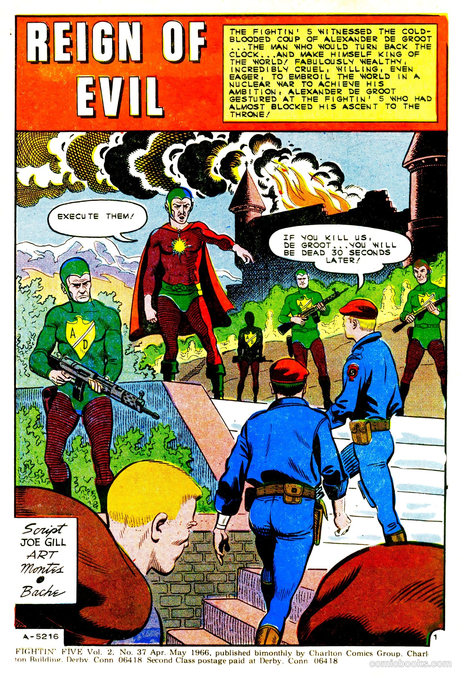 Fightin' Five #37 — page 3 of 36