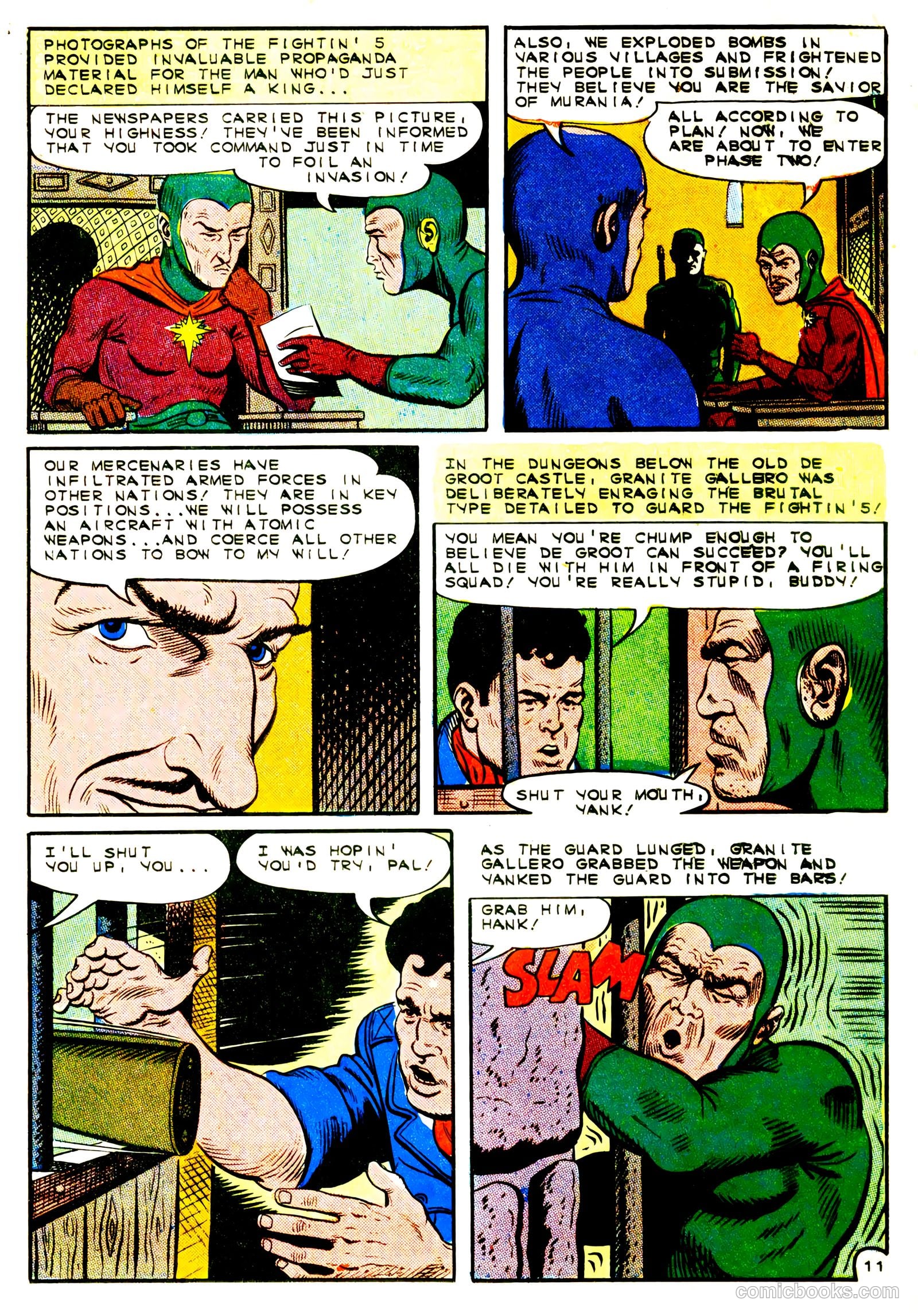 Fightin' Five #37 — page 17 of 36