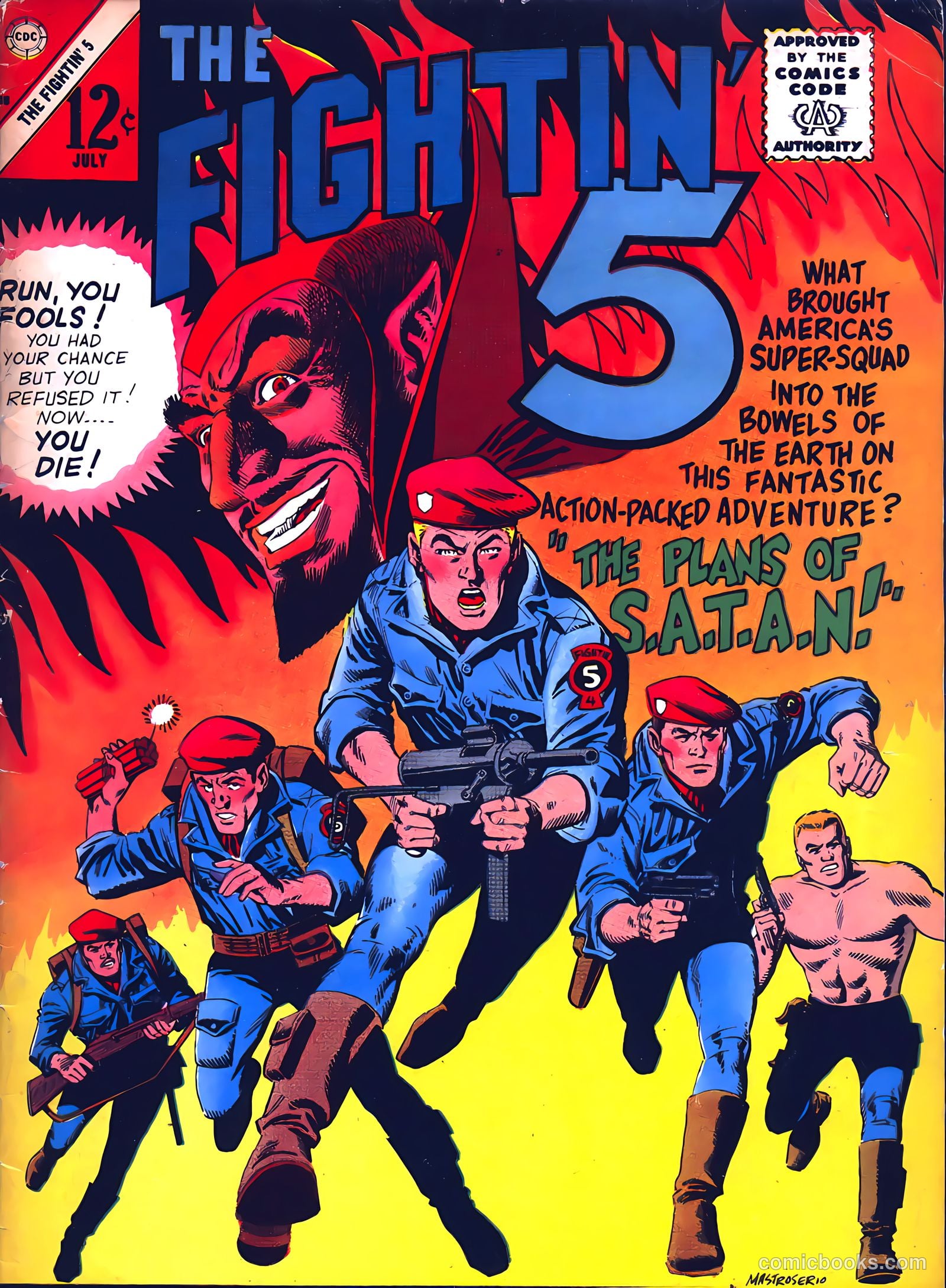 Fightin' Five #38 — page 1 of 36