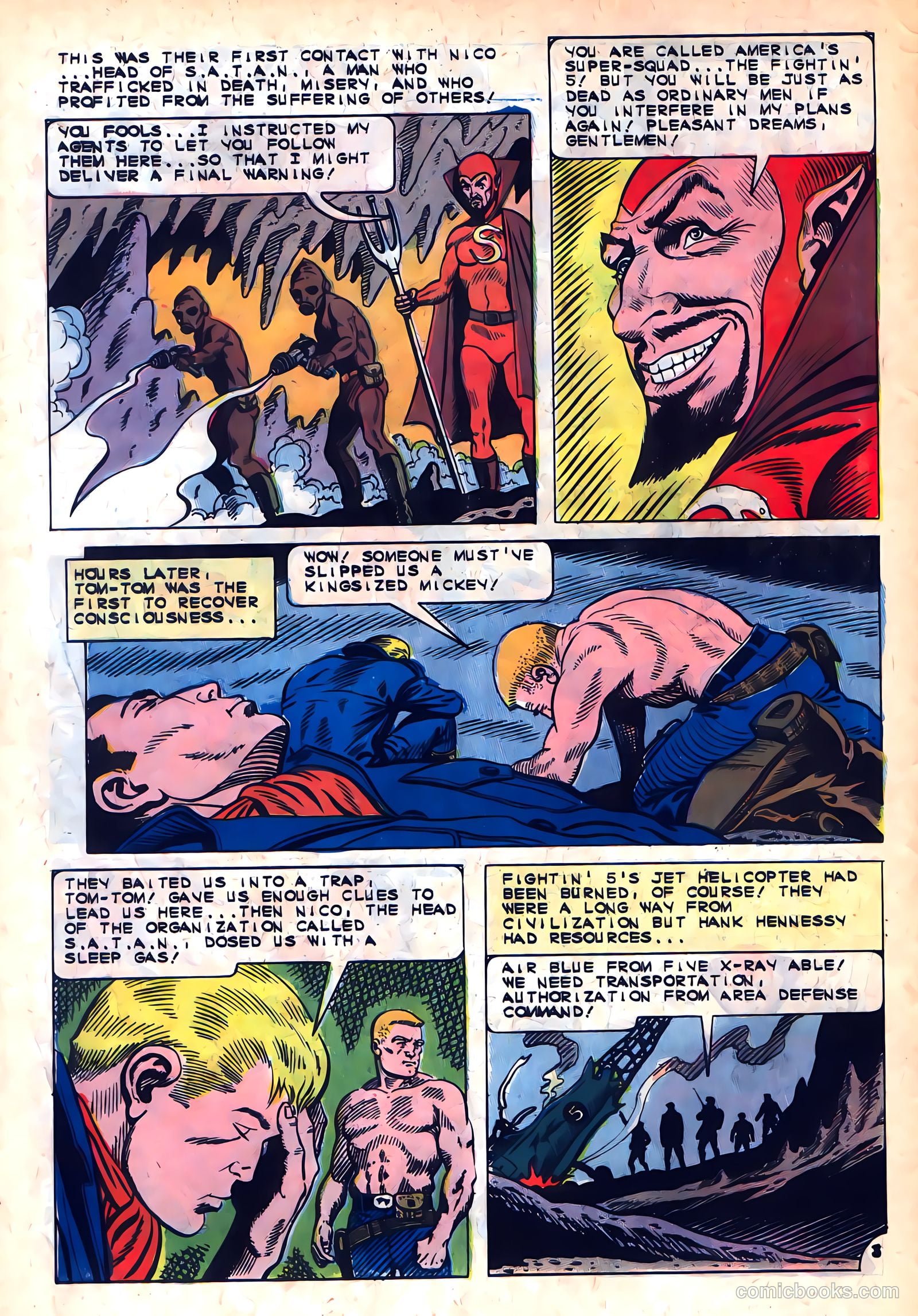 Fightin' Five #38 — page 6 of 36