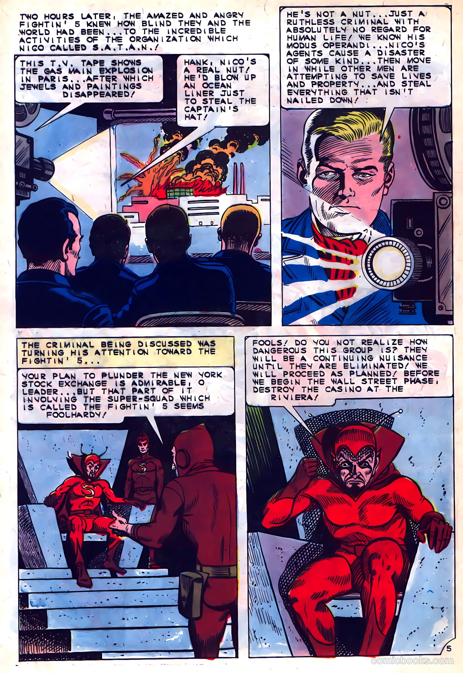 Fightin' Five #38 — page 8 of 36