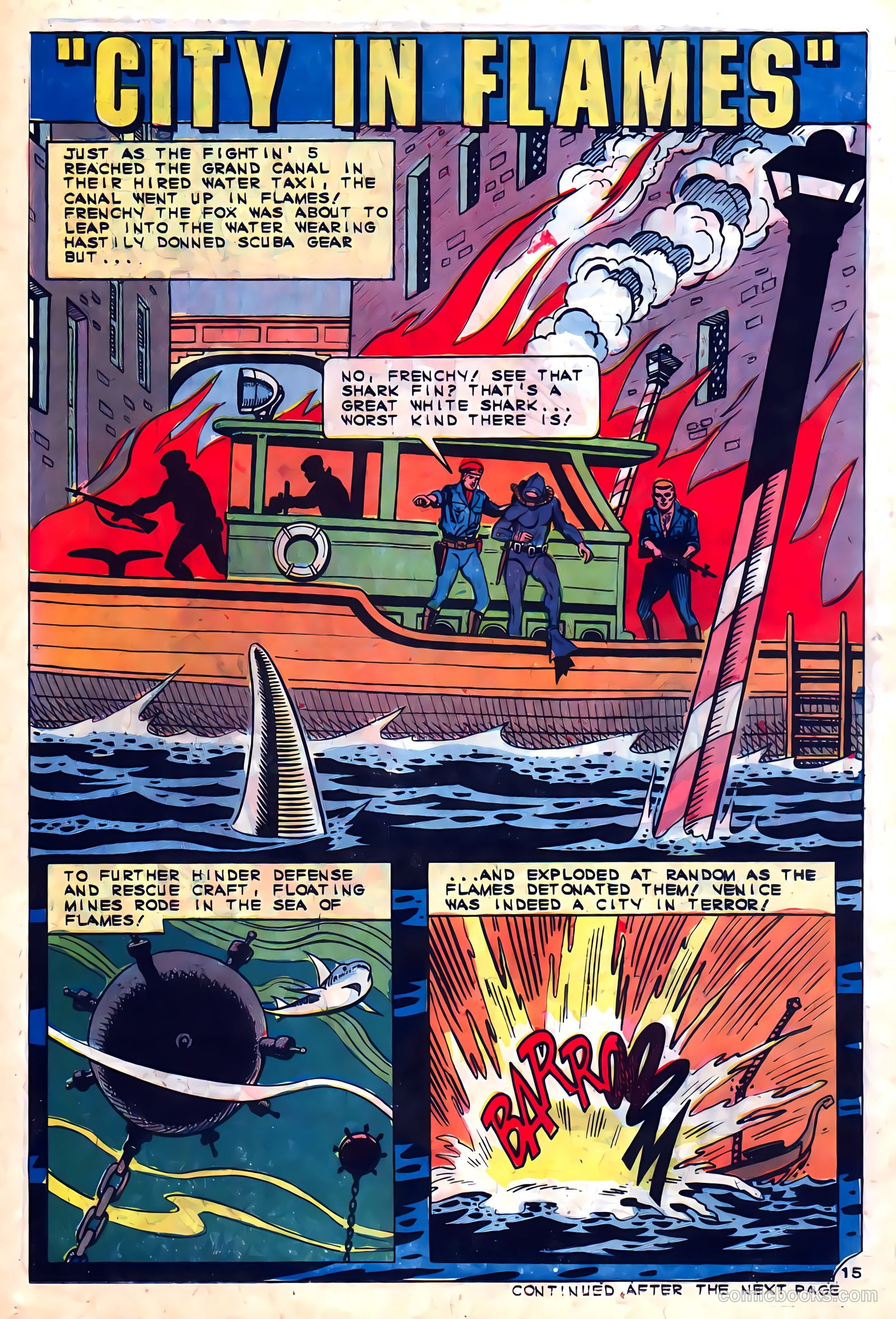 Fightin' Five #38 — page 23 of 36