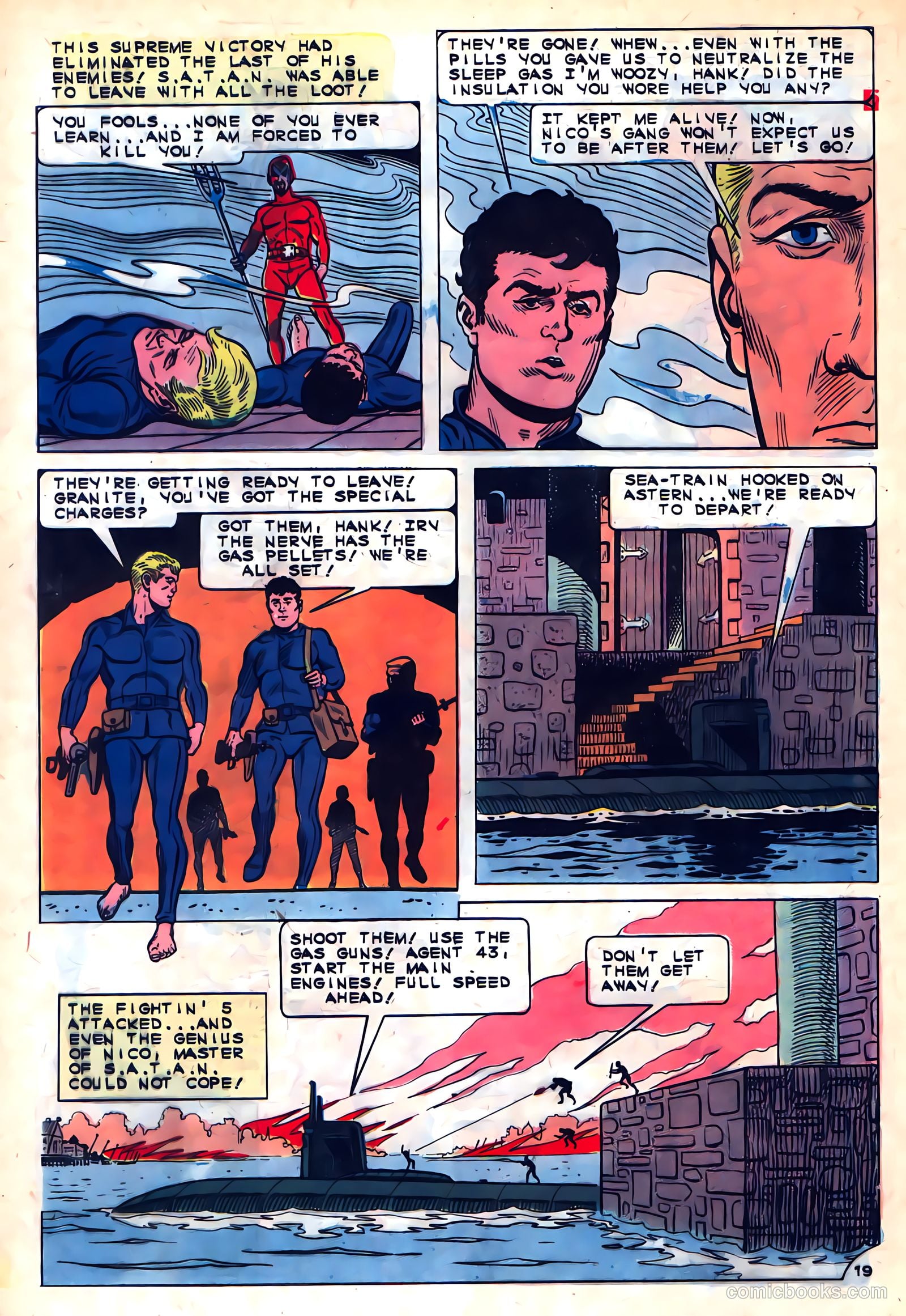 Fightin' Five #38 — page 28 of 36