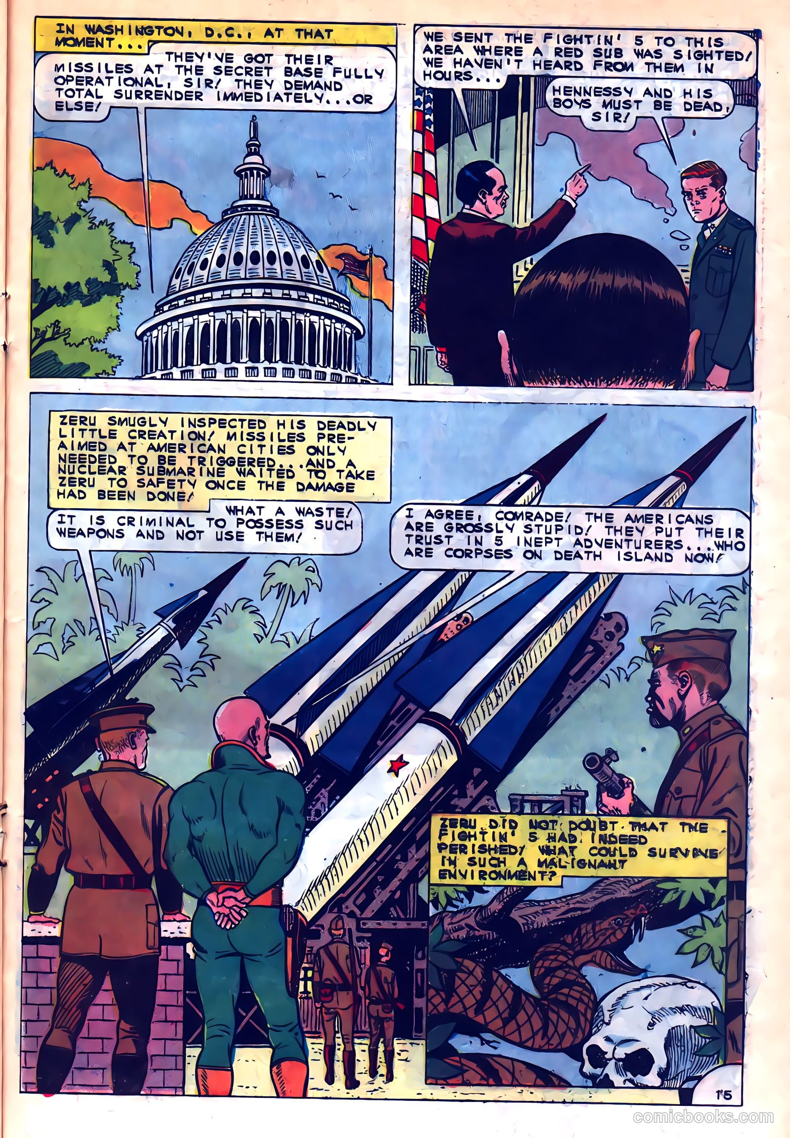 Fightin' Five #39 — page 21 of 36