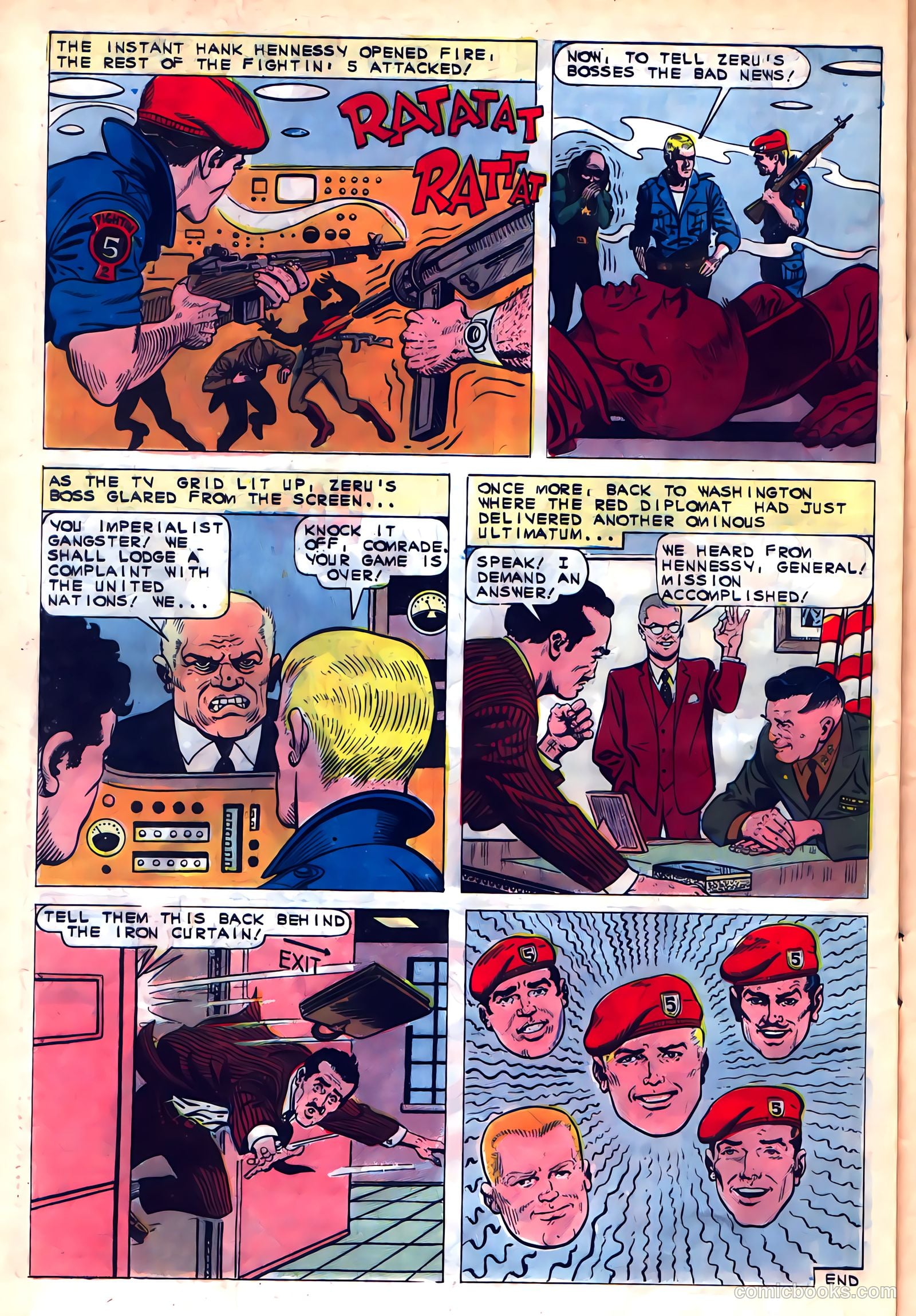 Fightin' Five #39 — page 28 of 36