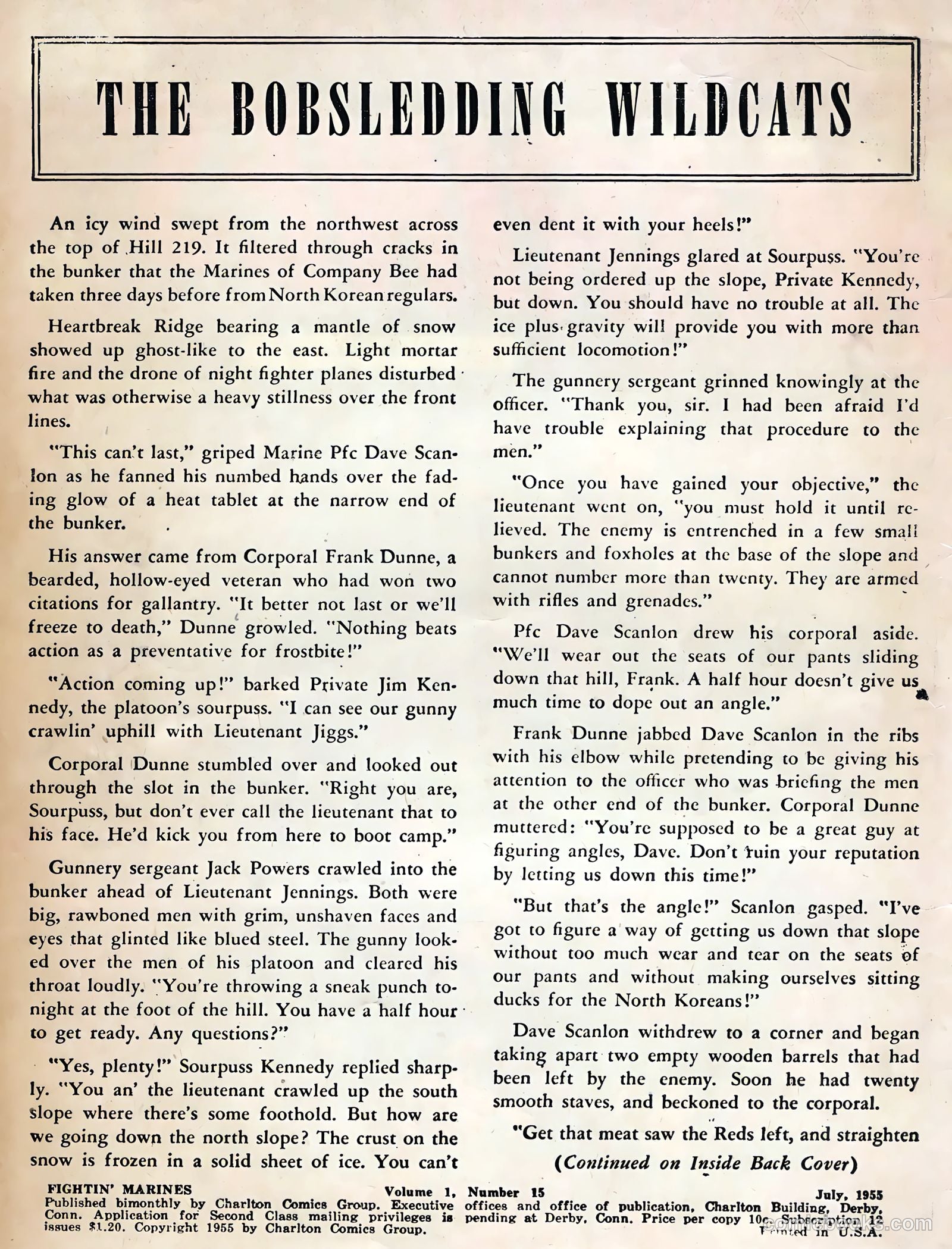Fightin' Marines #15 — page 2 of 36