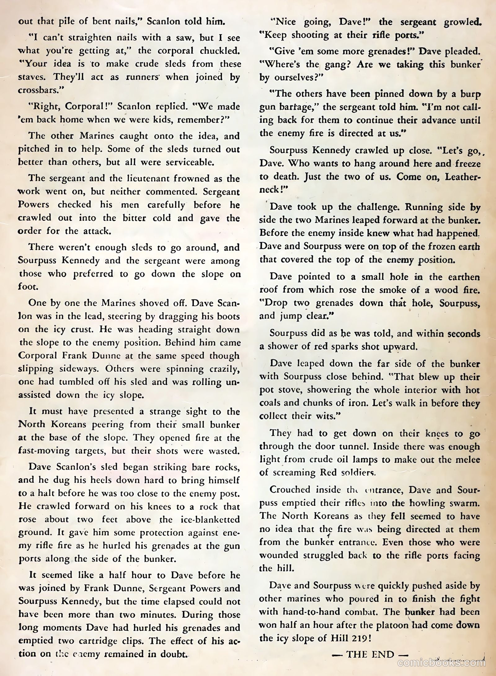 Fightin' Marines #15 — page 35 of 36