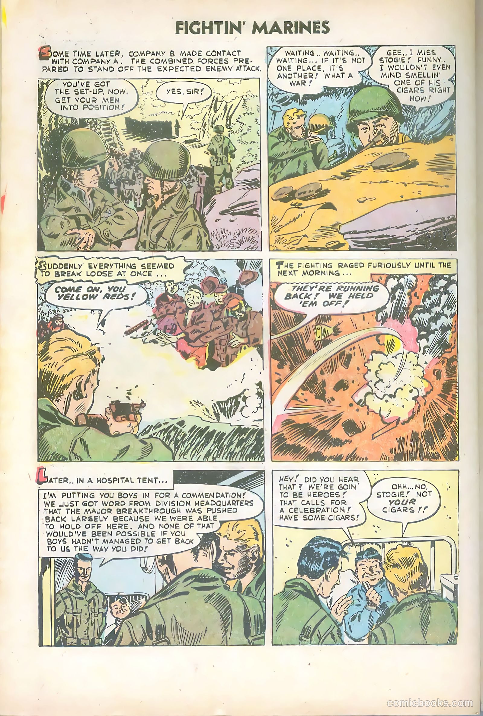 Fightin' Marines #16 — page 34 of 36