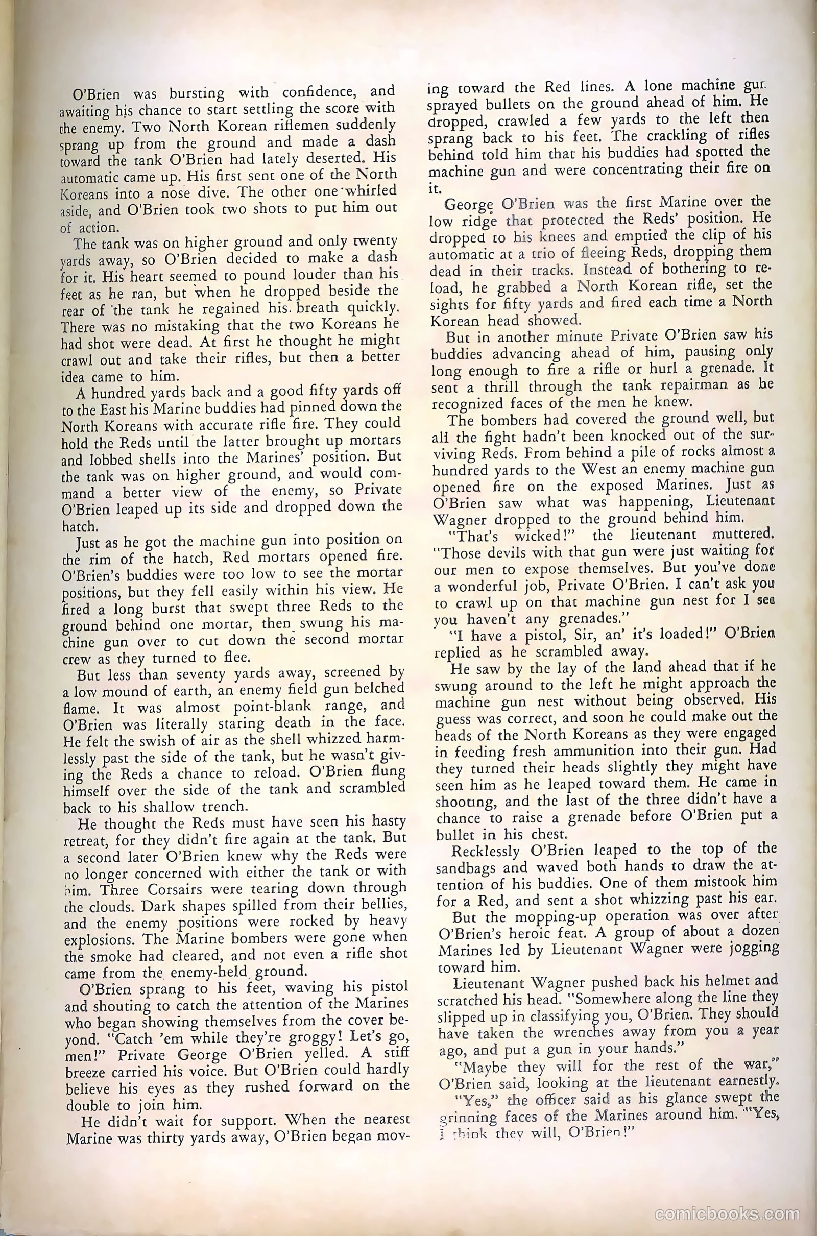 Fightin' Marines #16 — page 35 of 36