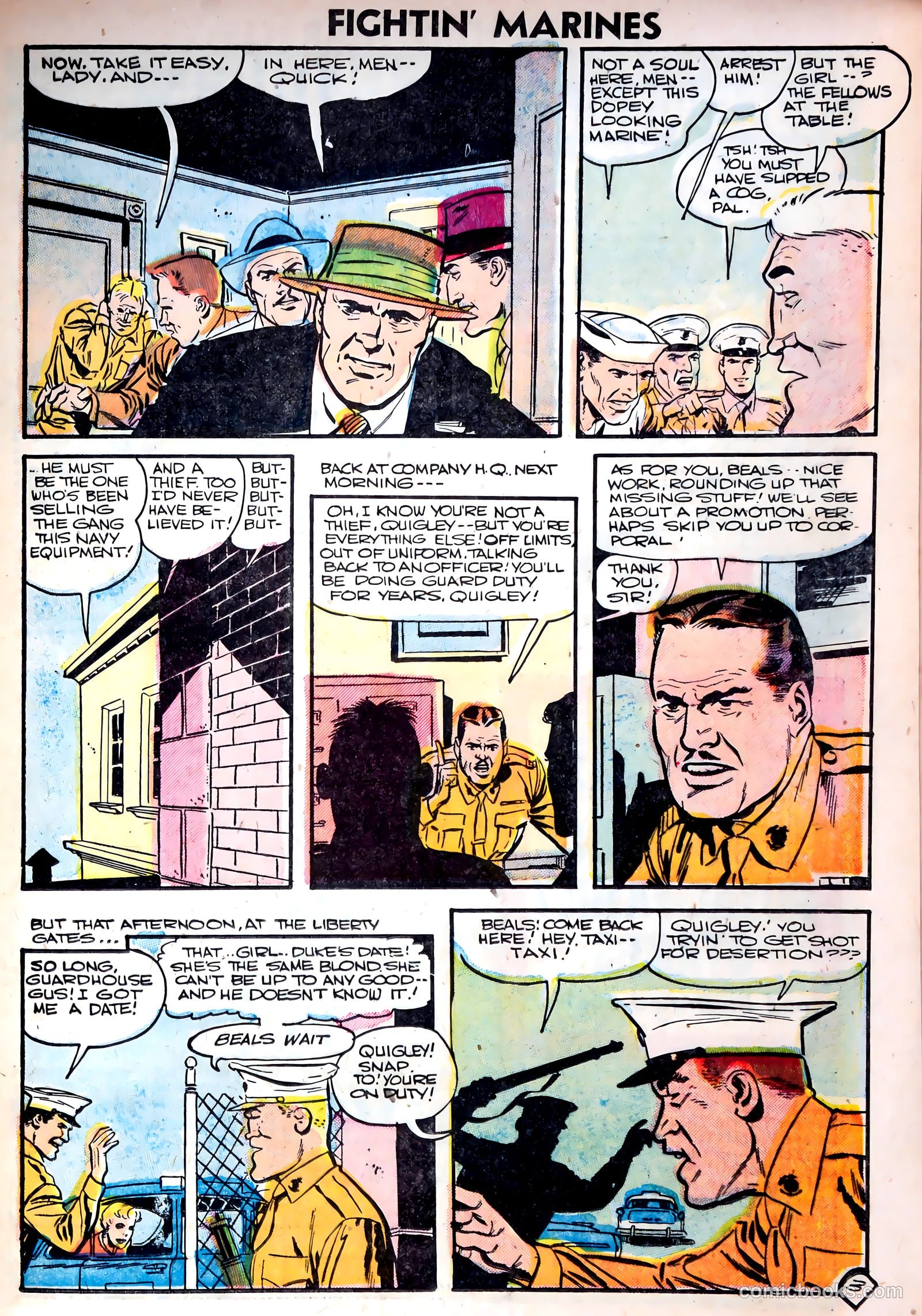 Fightin' Marines #18 — page 21 of 37