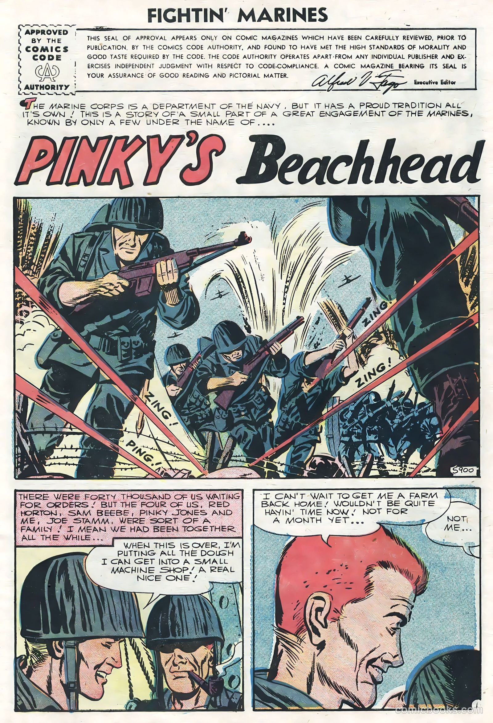Fightin' Marines #19 — page 3 of 36
