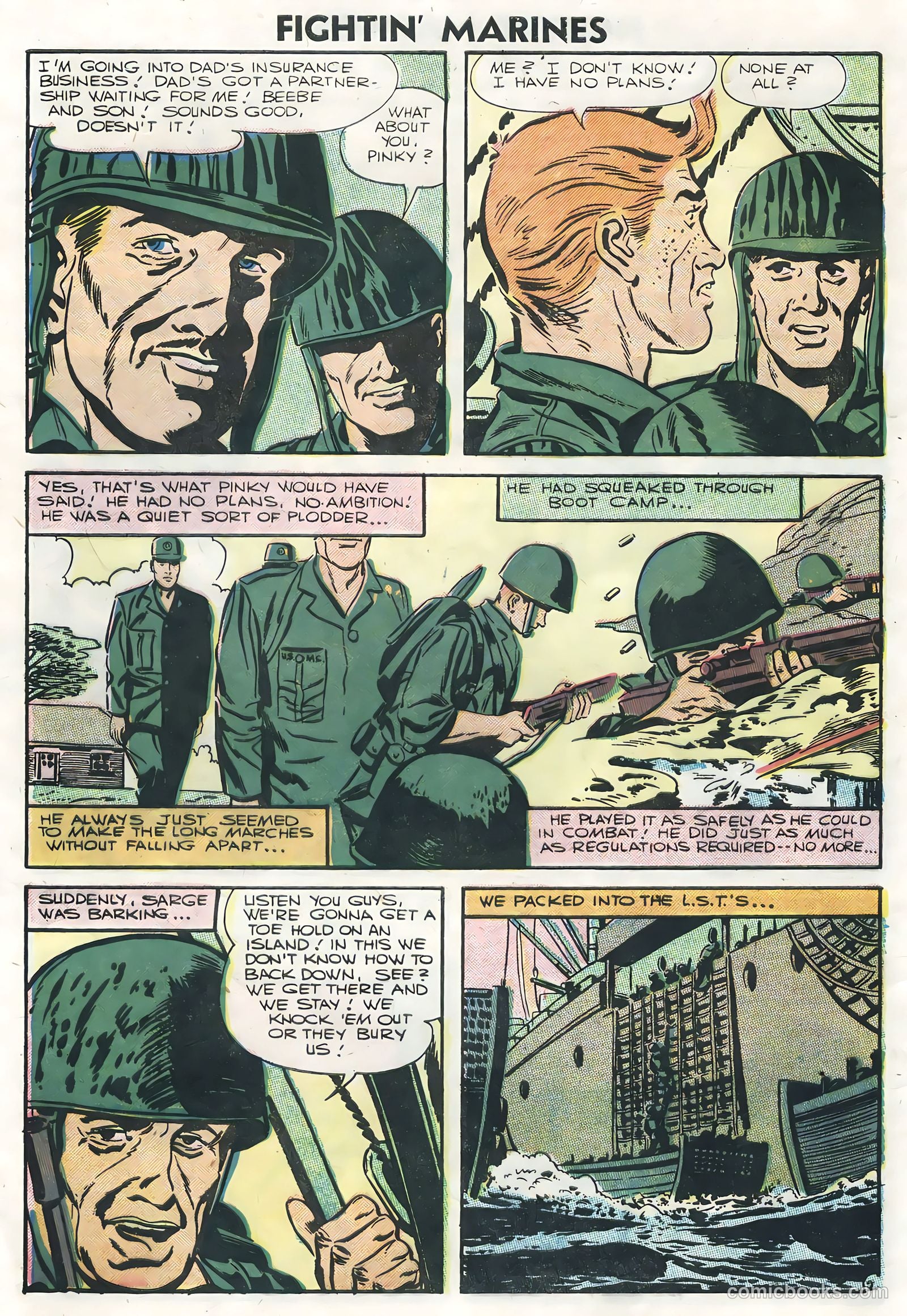 Fightin' Marines #19 — page 4 of 36
