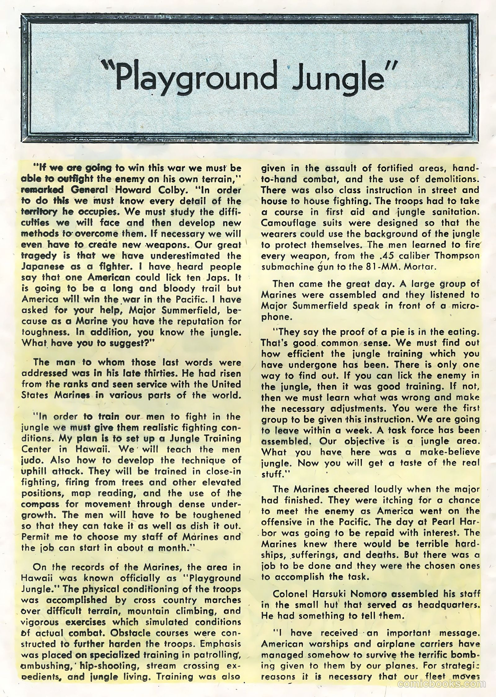 Fightin' Marines #19 — page 24 of 36