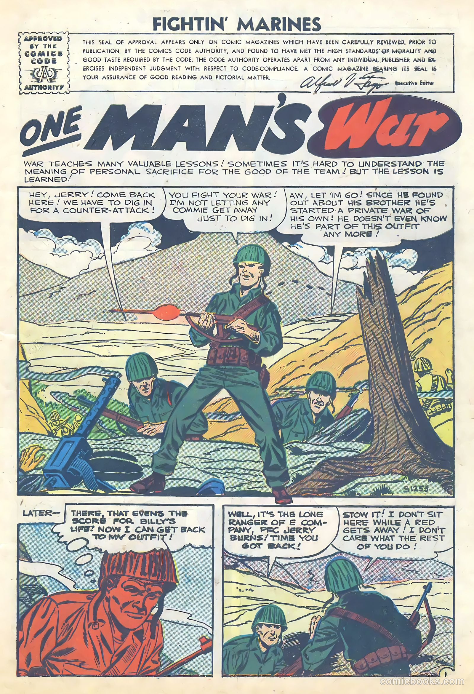 Fightin' Marines #20 — page 3 of 36
