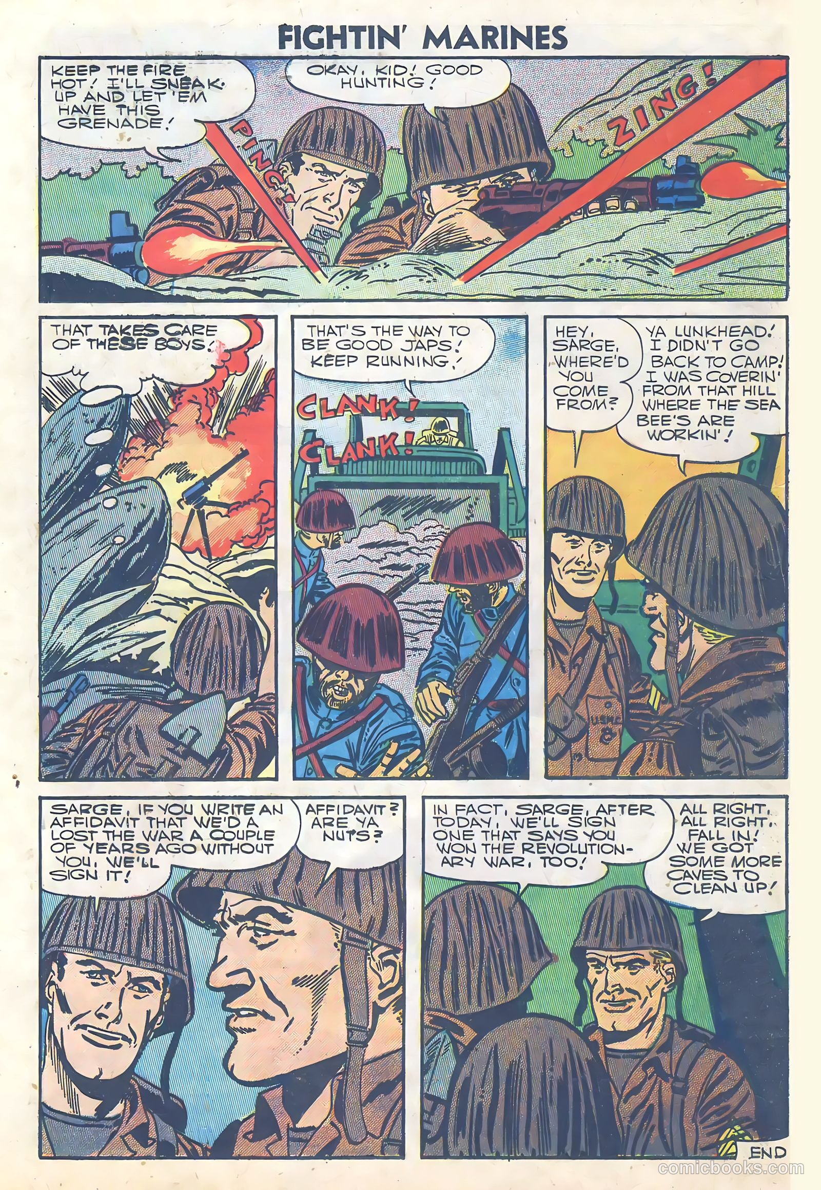 Fightin' Marines #20 — page 16 of 36