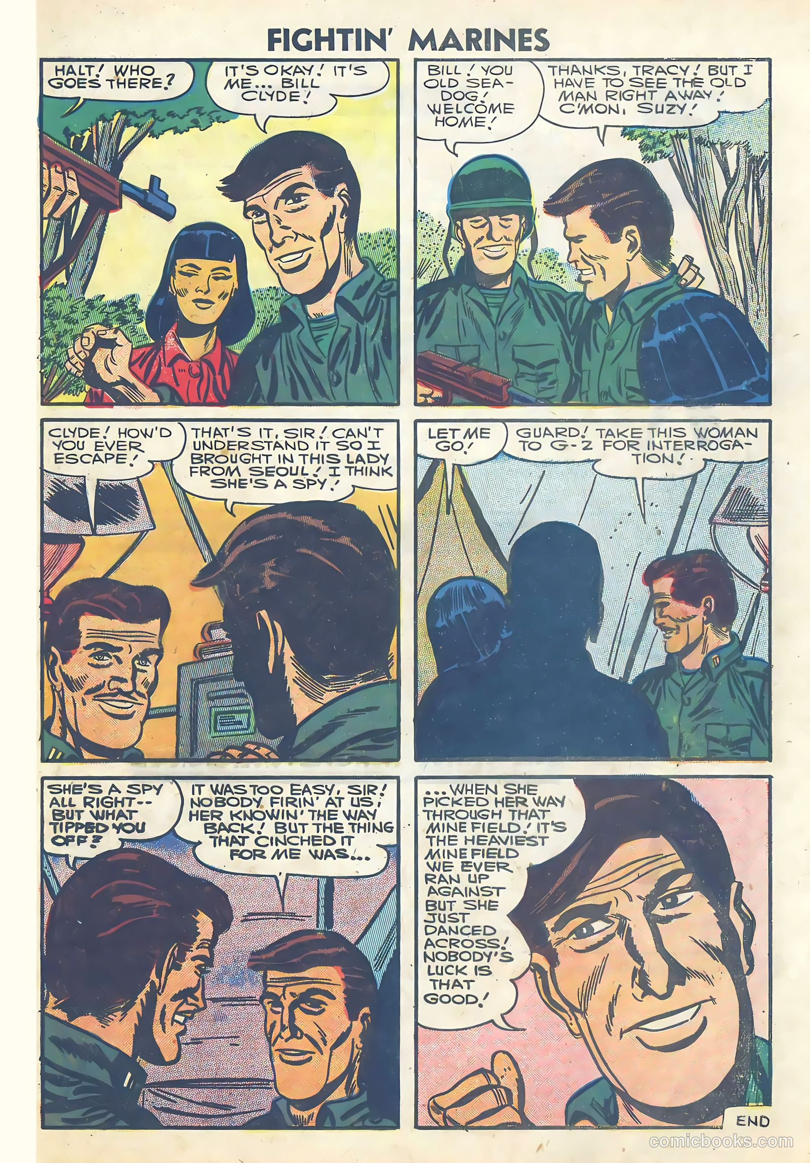 Fightin' Marines #20 — page 33 of 36