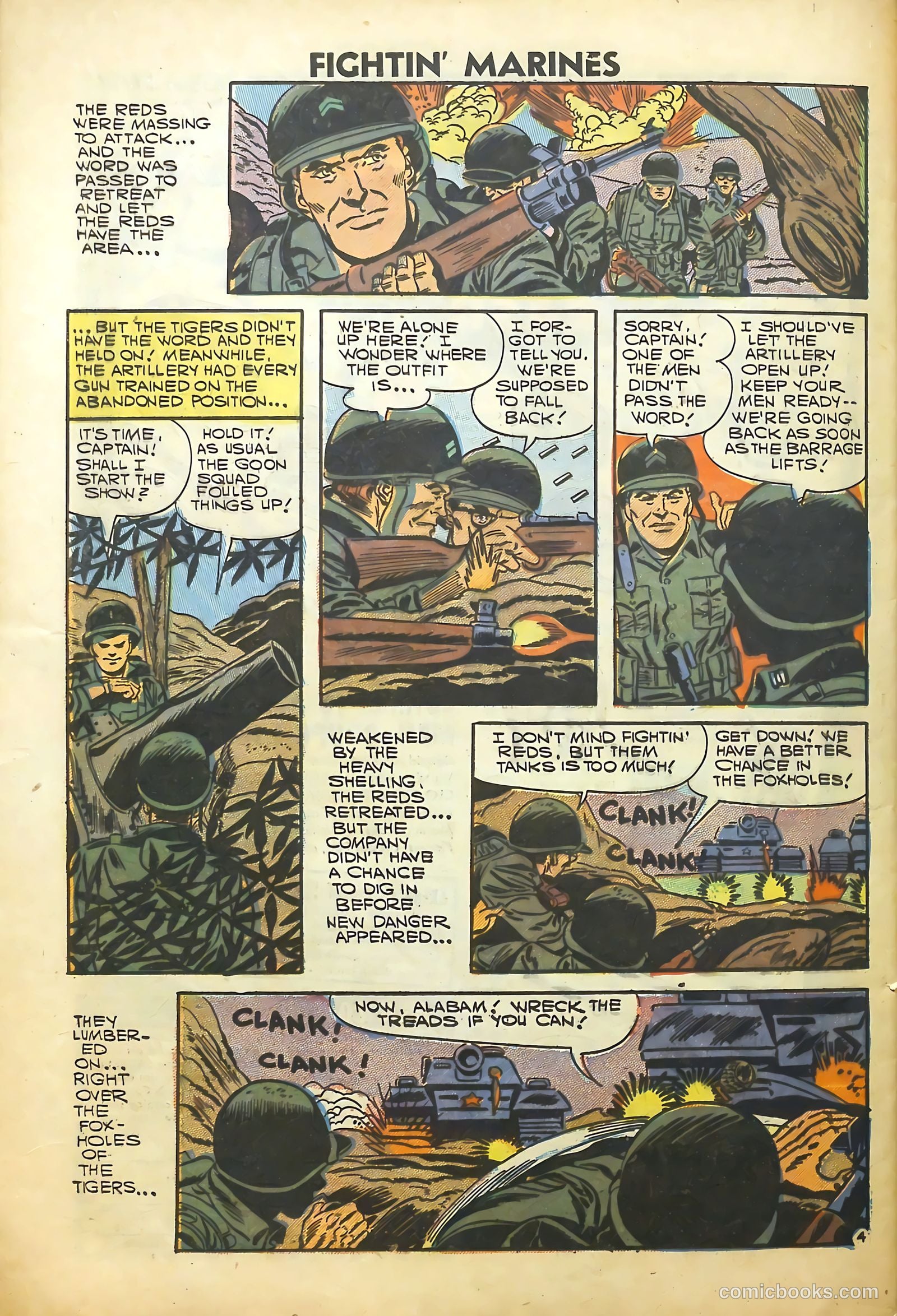 Fightin' Marines #21 — page 32 of 36