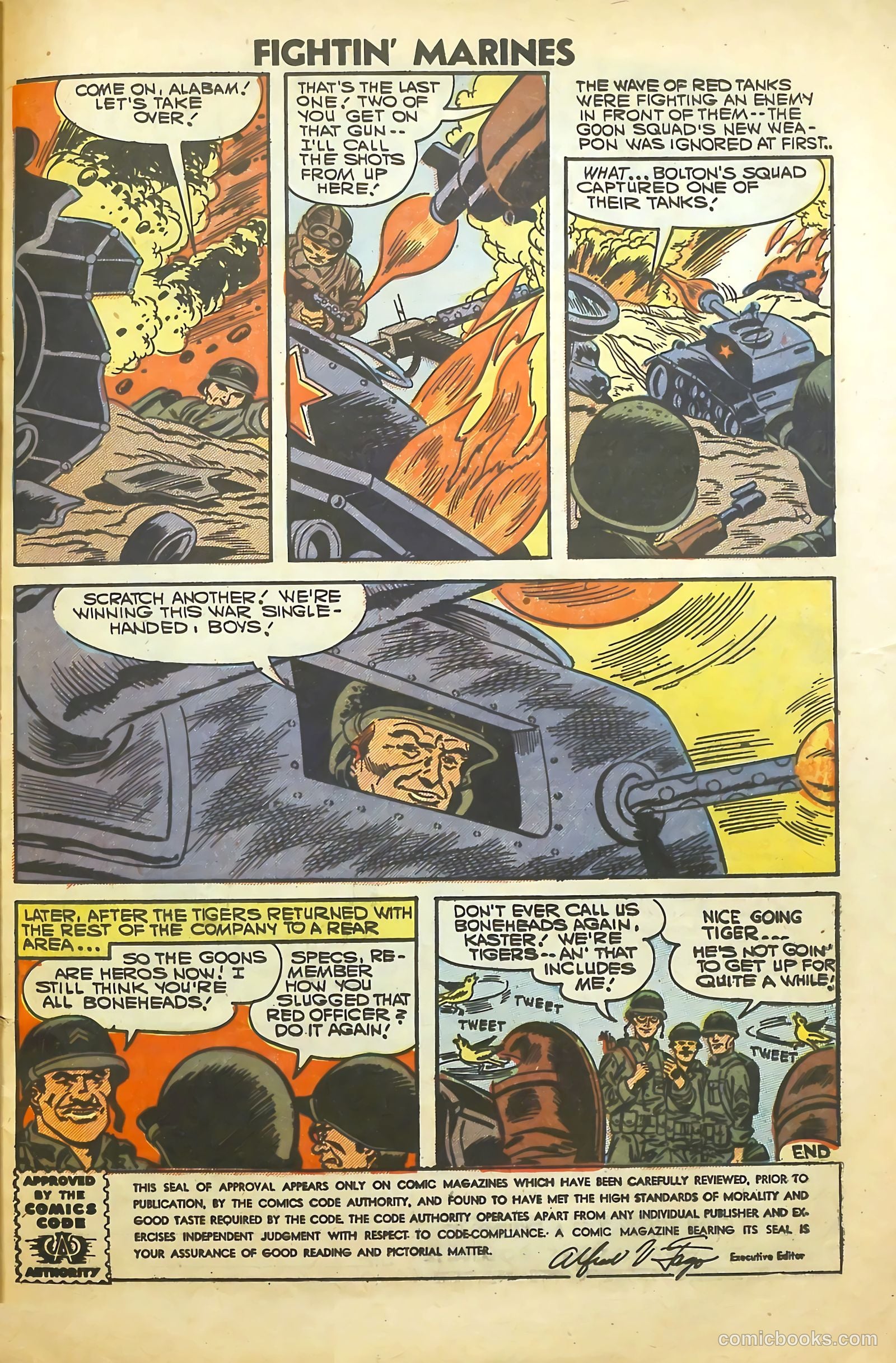 Fightin' Marines #21 — page 33 of 36