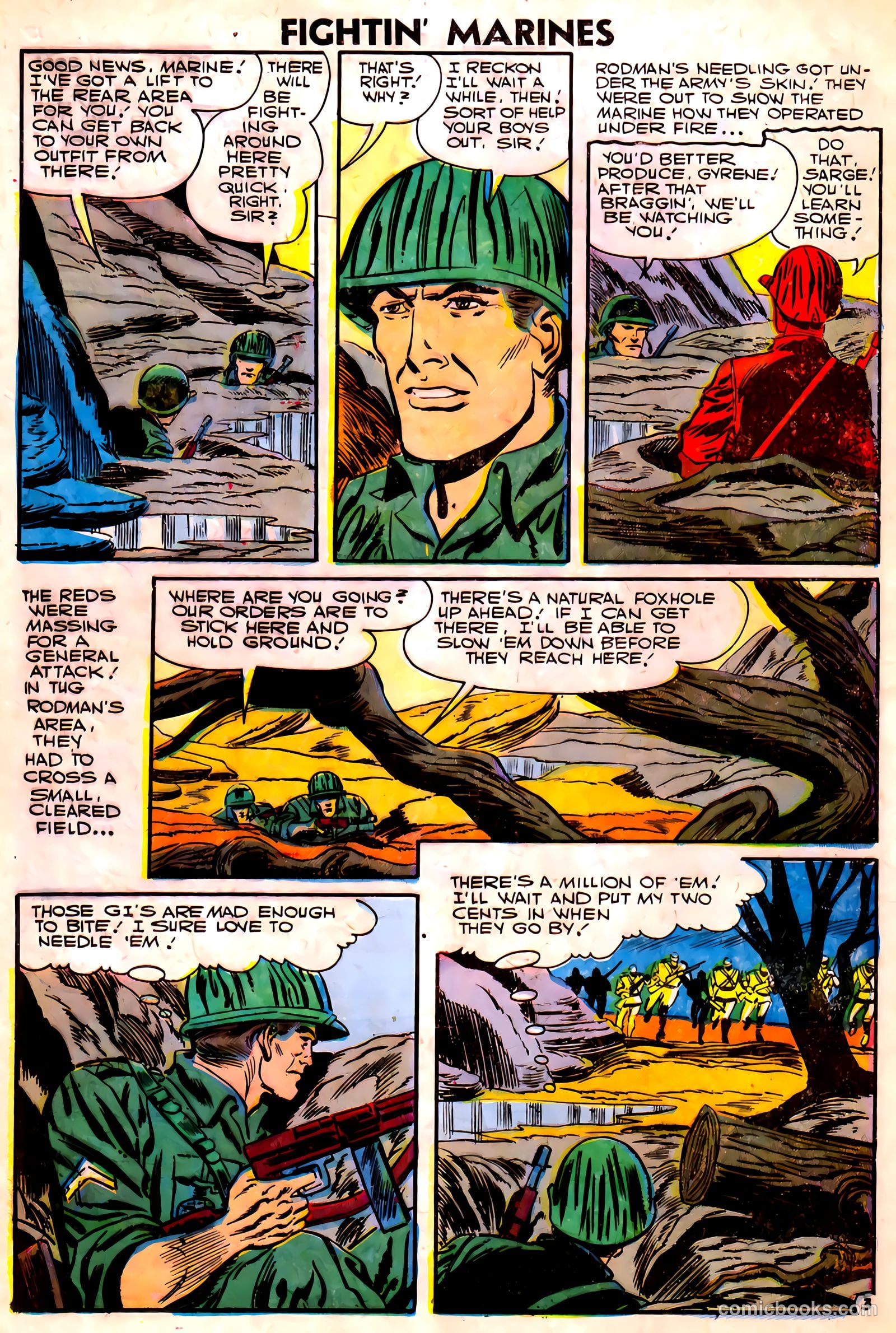 Fightin' Marines #22 — page 20 of 36