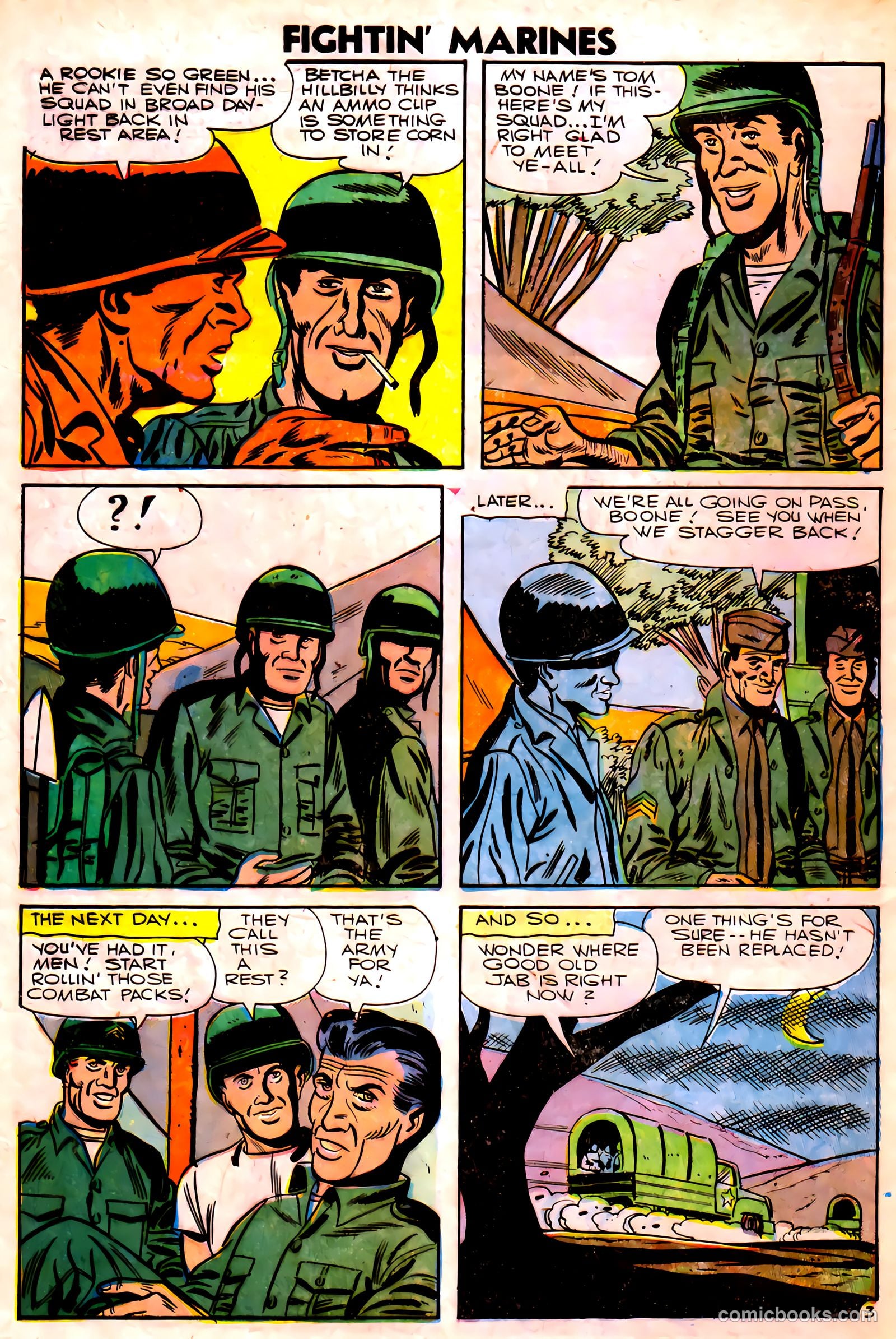 Fightin' Marines #22 — page 28 of 36