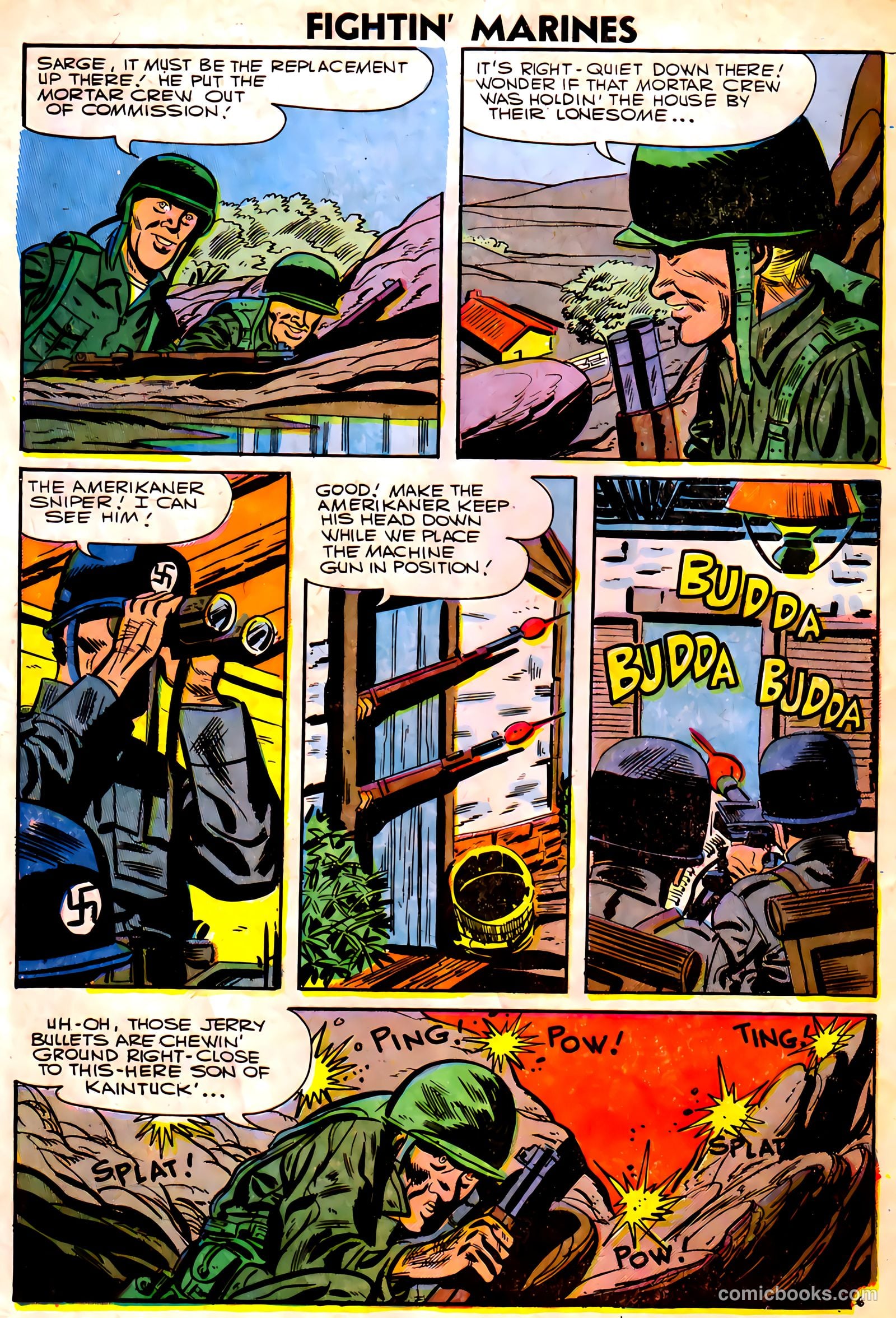 Fightin' Marines #22 — page 32 of 36