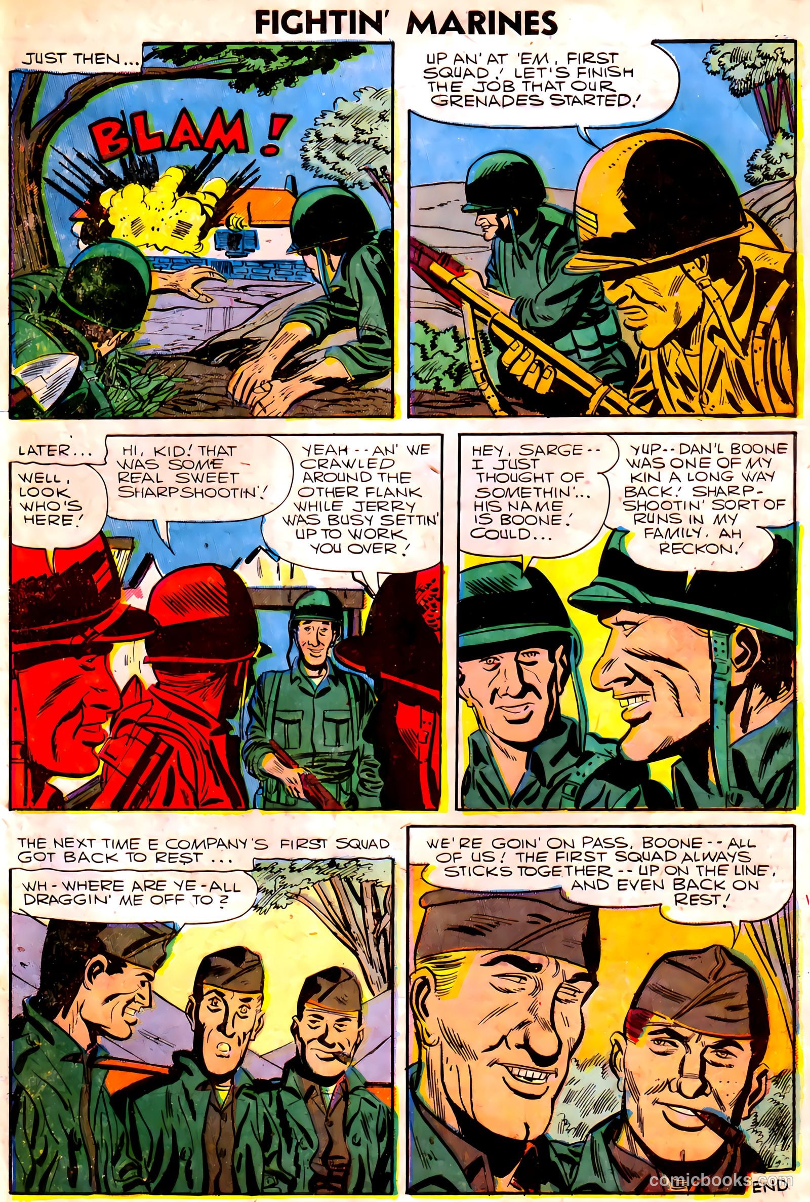 Fightin' Marines #22 — page 33 of 36