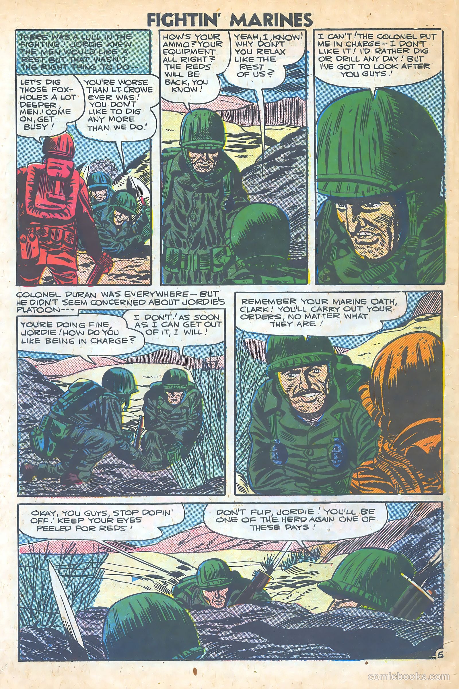 Fightin' Marines #23 — page 31 of 37