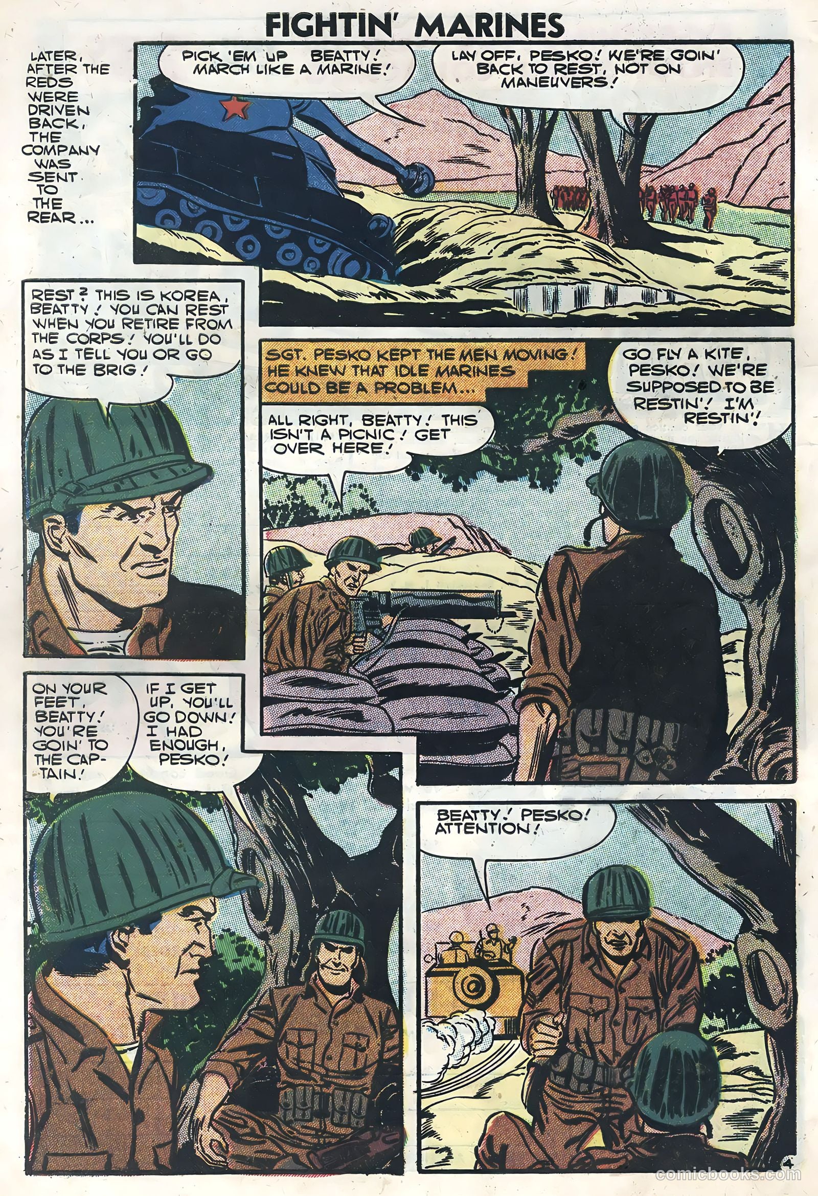 Fightin' Marines #24 — page 32 of 36