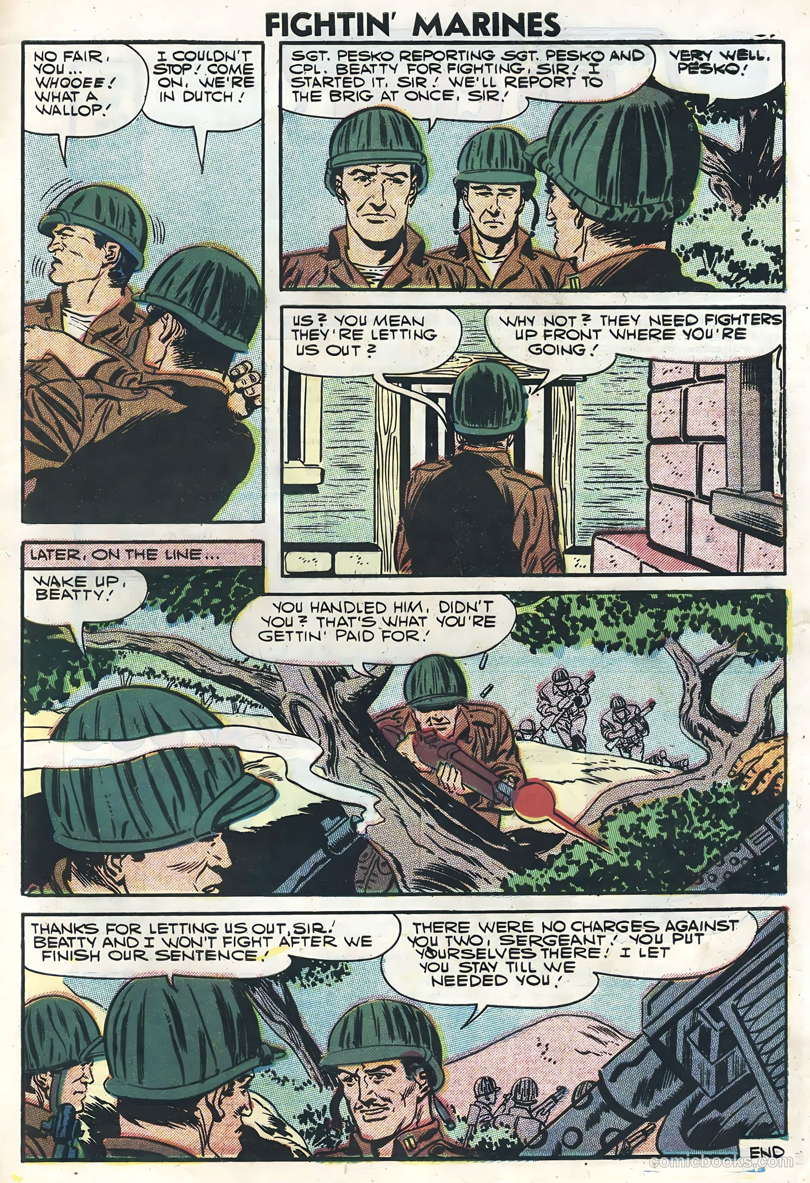 Fightin' Marines #24 — page 33 of 36