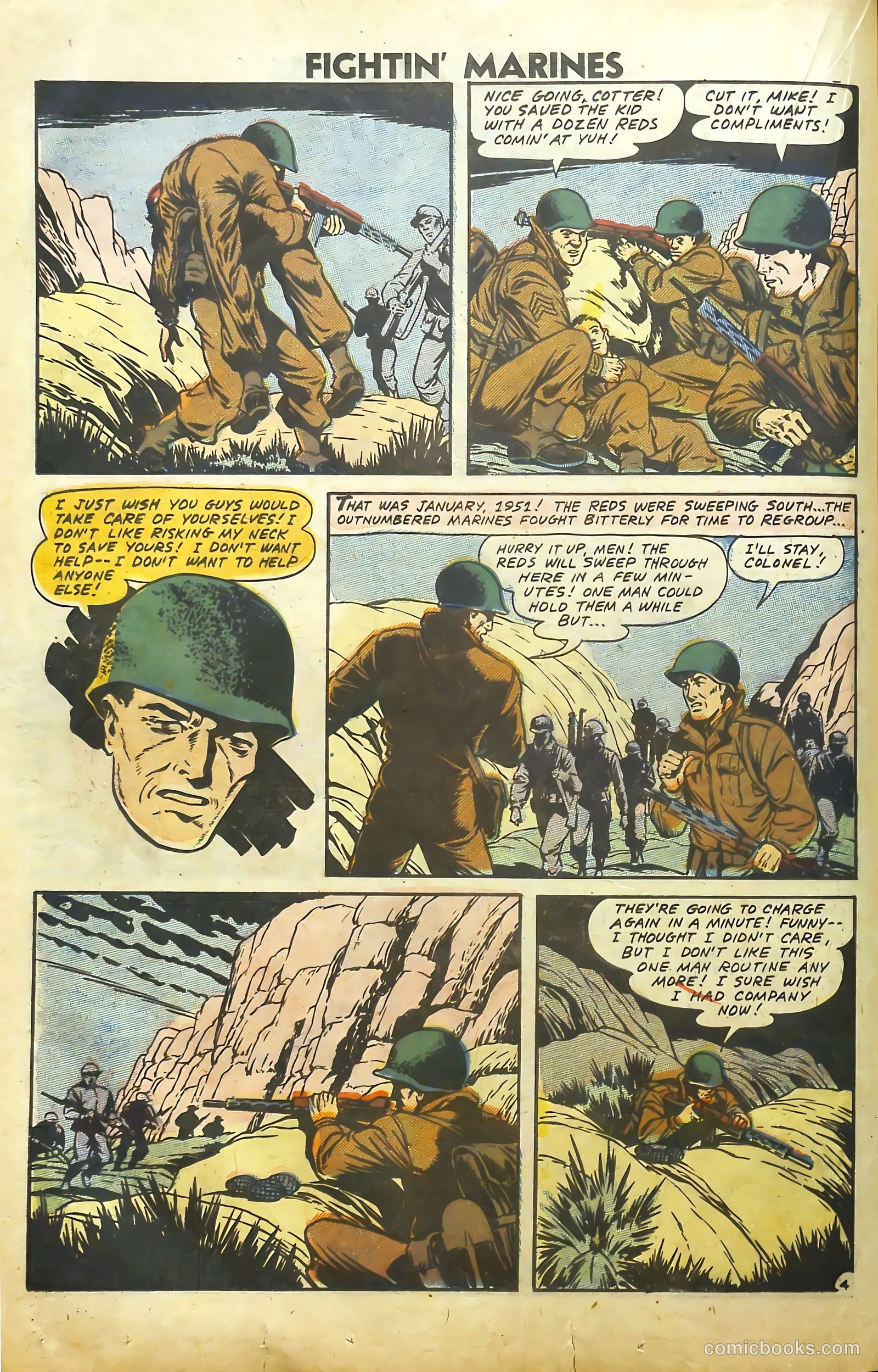 Fightin' Marines #25 — page 32 of 68