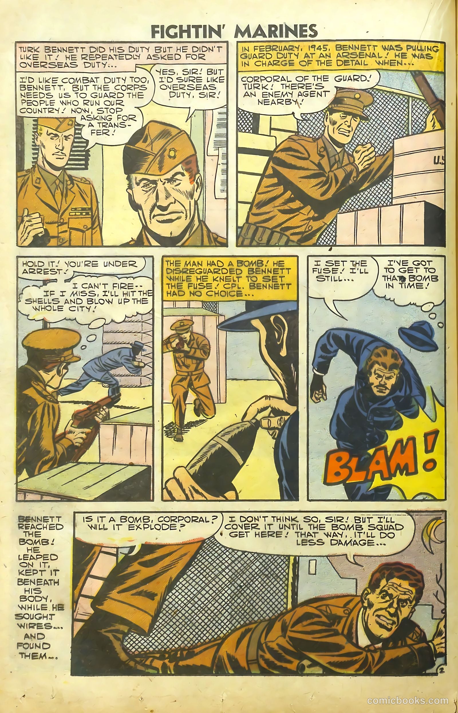 Fightin' Marines #25 — page 36 of 68