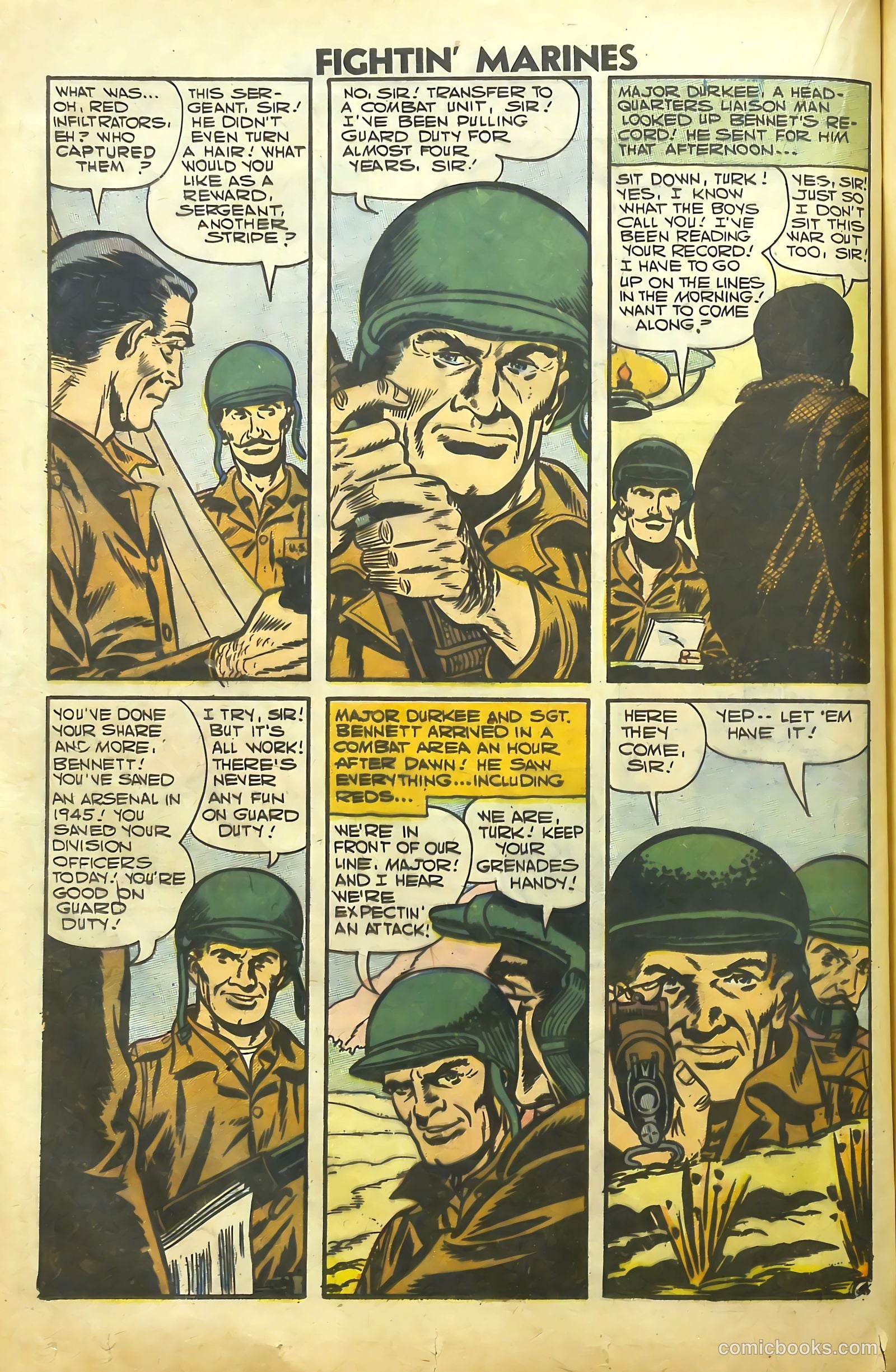 Fightin' Marines #25 — page 38 of 68