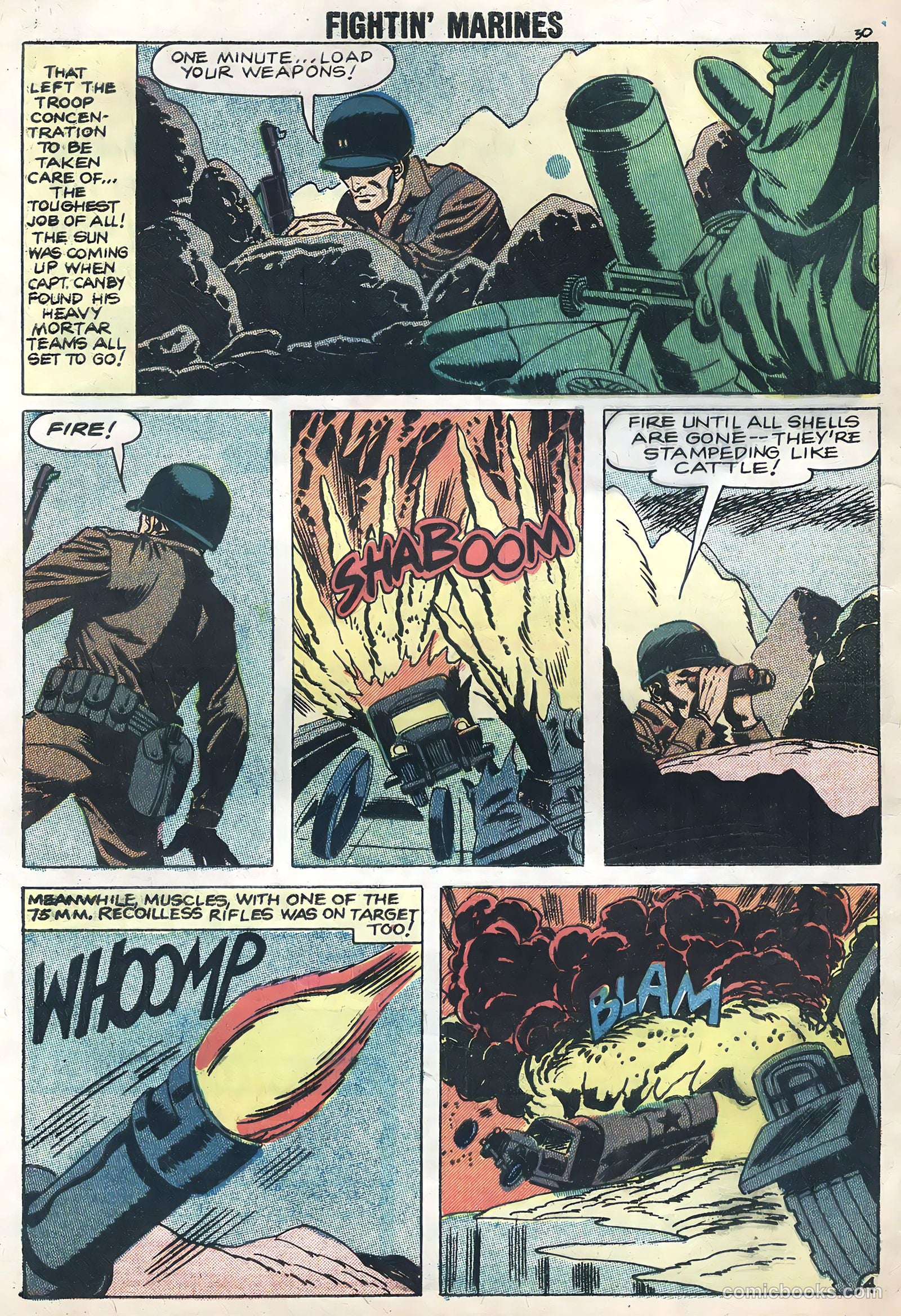 Fightin' Marines #27 — page 32 of 36
