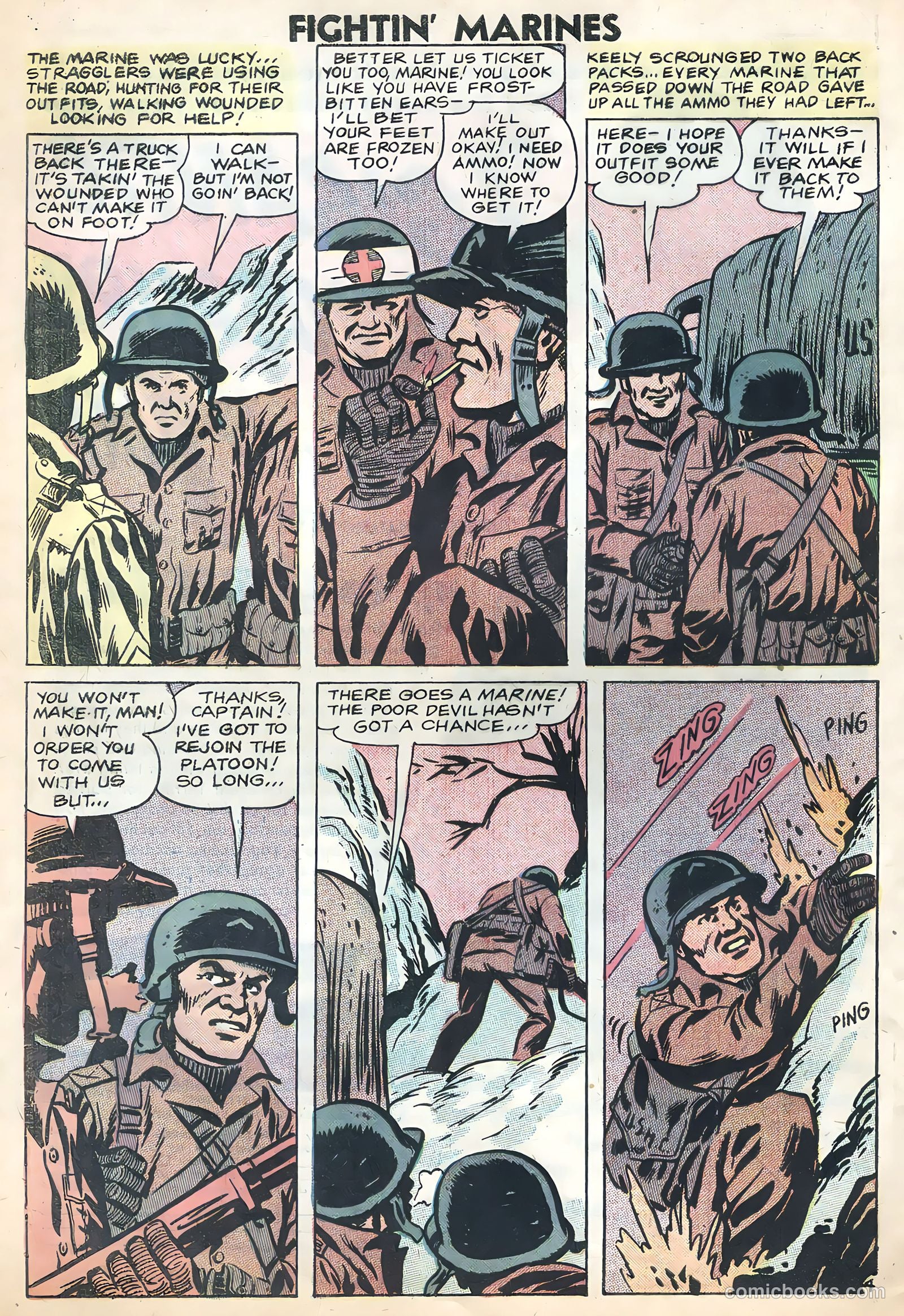 Fightin' Marines #28 — page 32 of 36