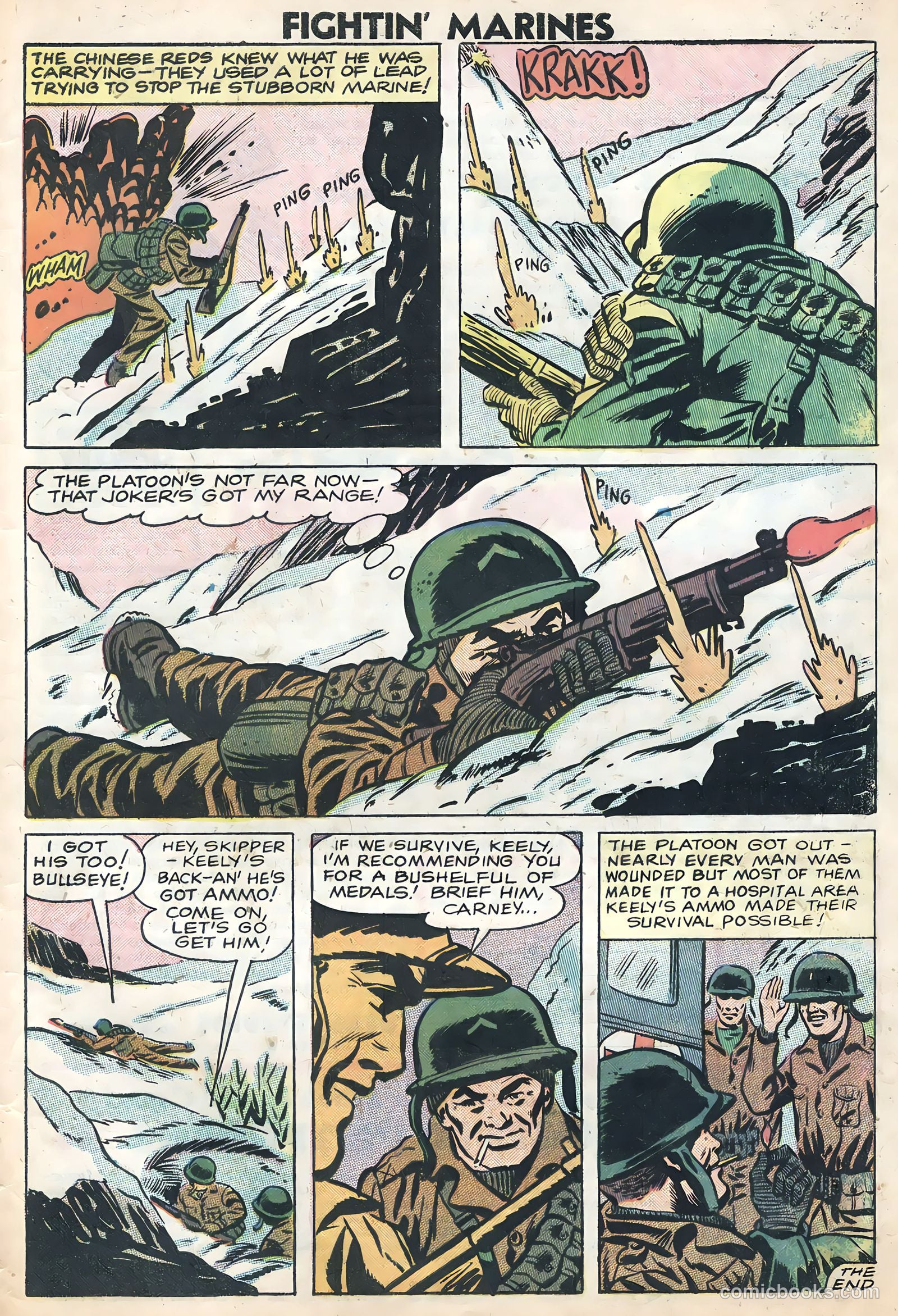 Fightin' Marines #28 — page 33 of 36
