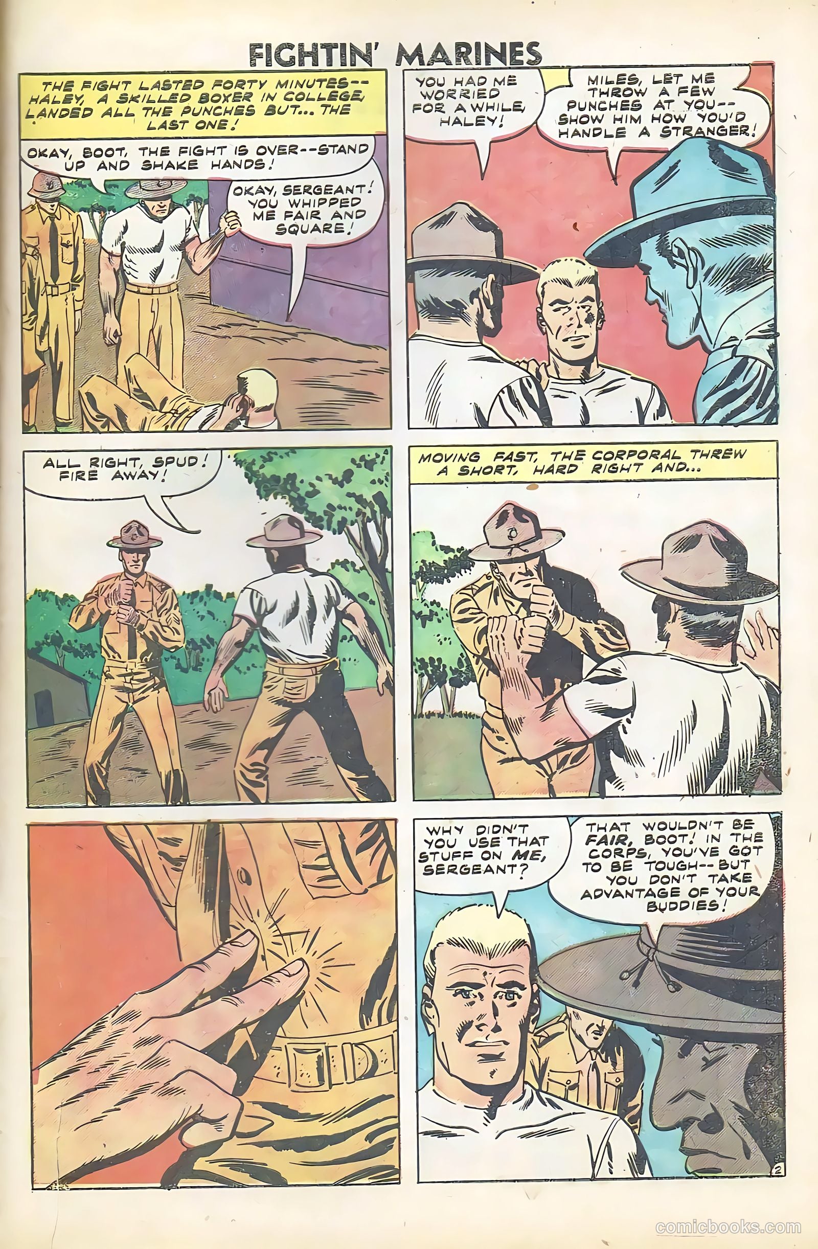 Fightin' Marines #29 — page 28 of 35