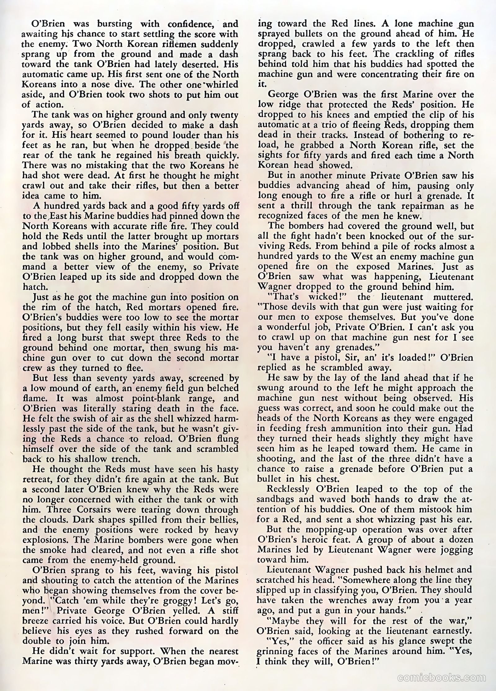 Fightin' Marines #3 — page 35 of 36